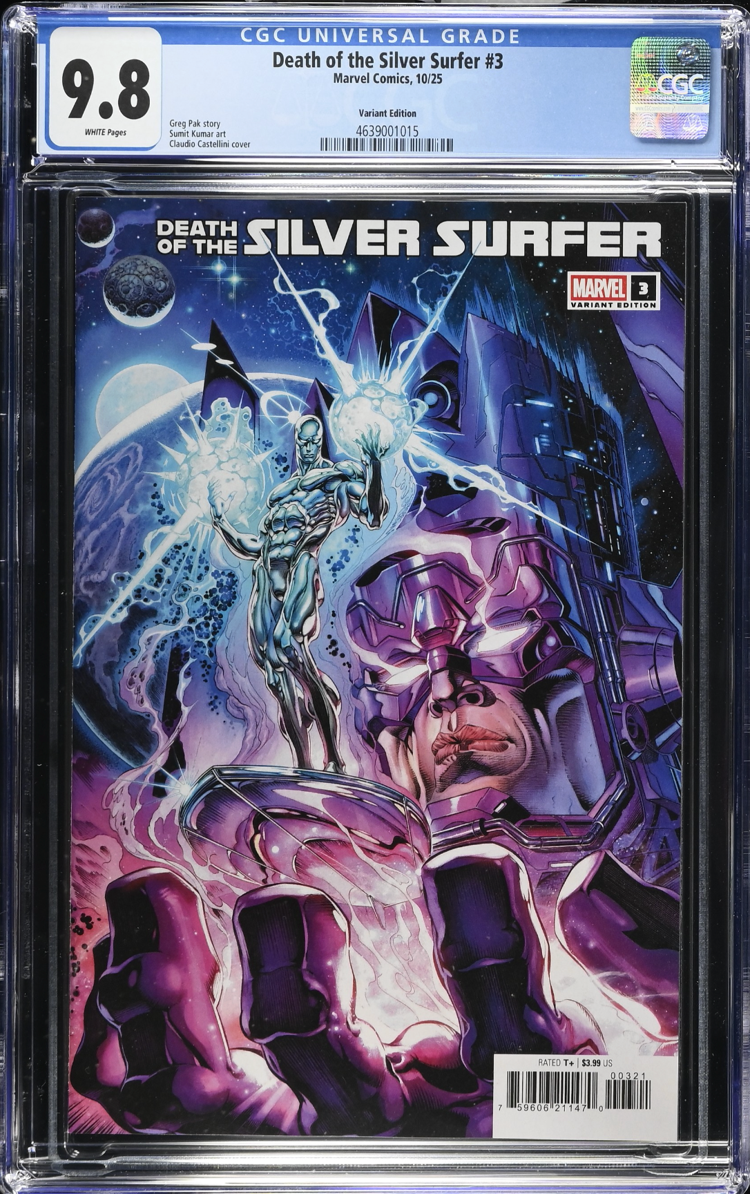 Death of the Silver Surfer #3 Castellini Variant CGC 9.8