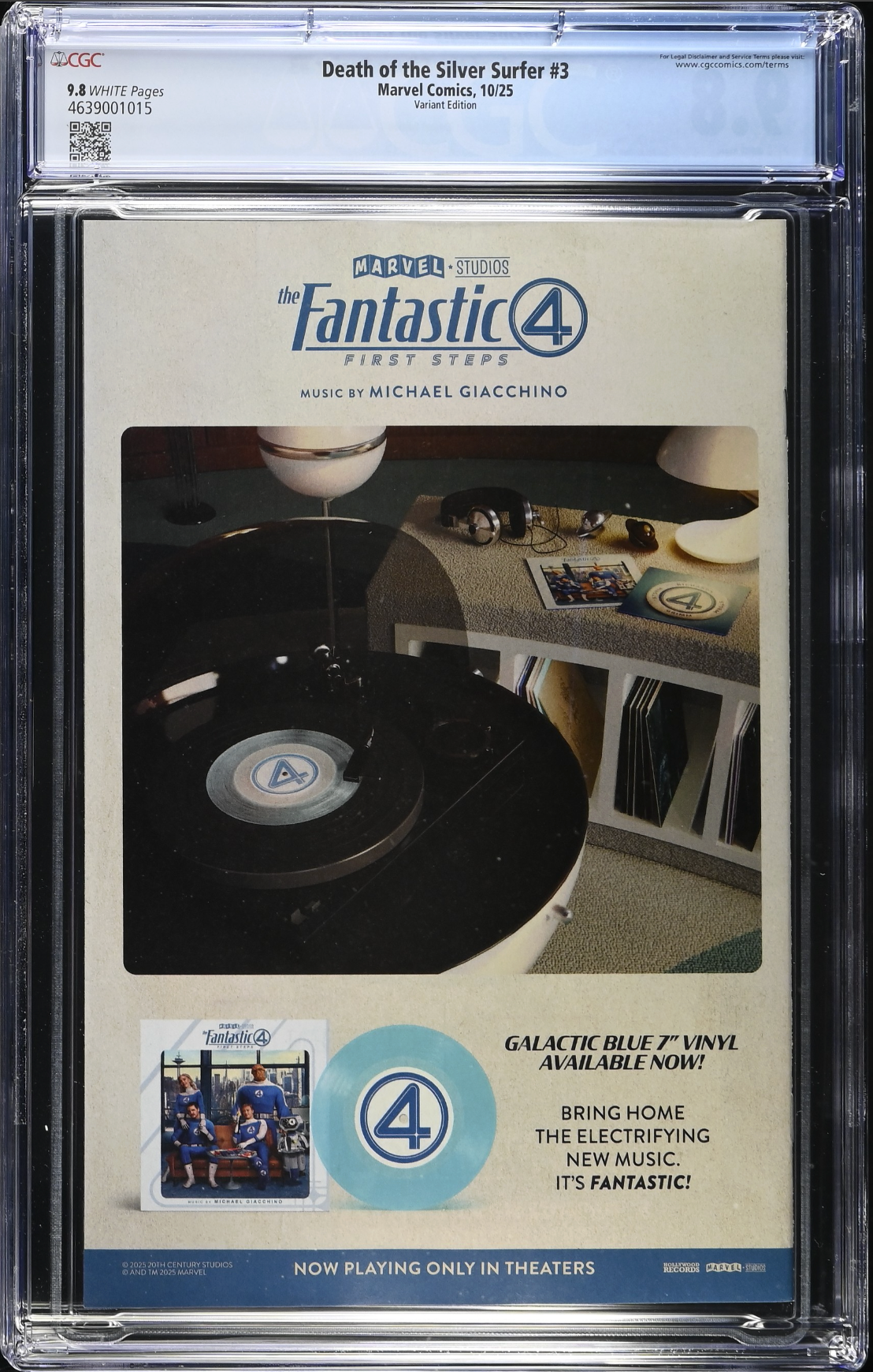 Death of the Silver Surfer #3 Castellini Variant CGC 9.8