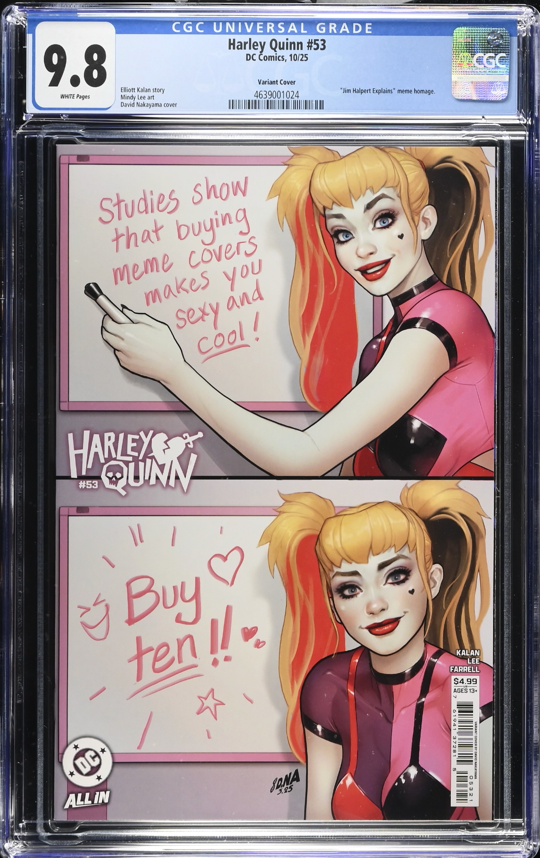 Harley Quinn #53 Nakayama Variant CGC 9.8