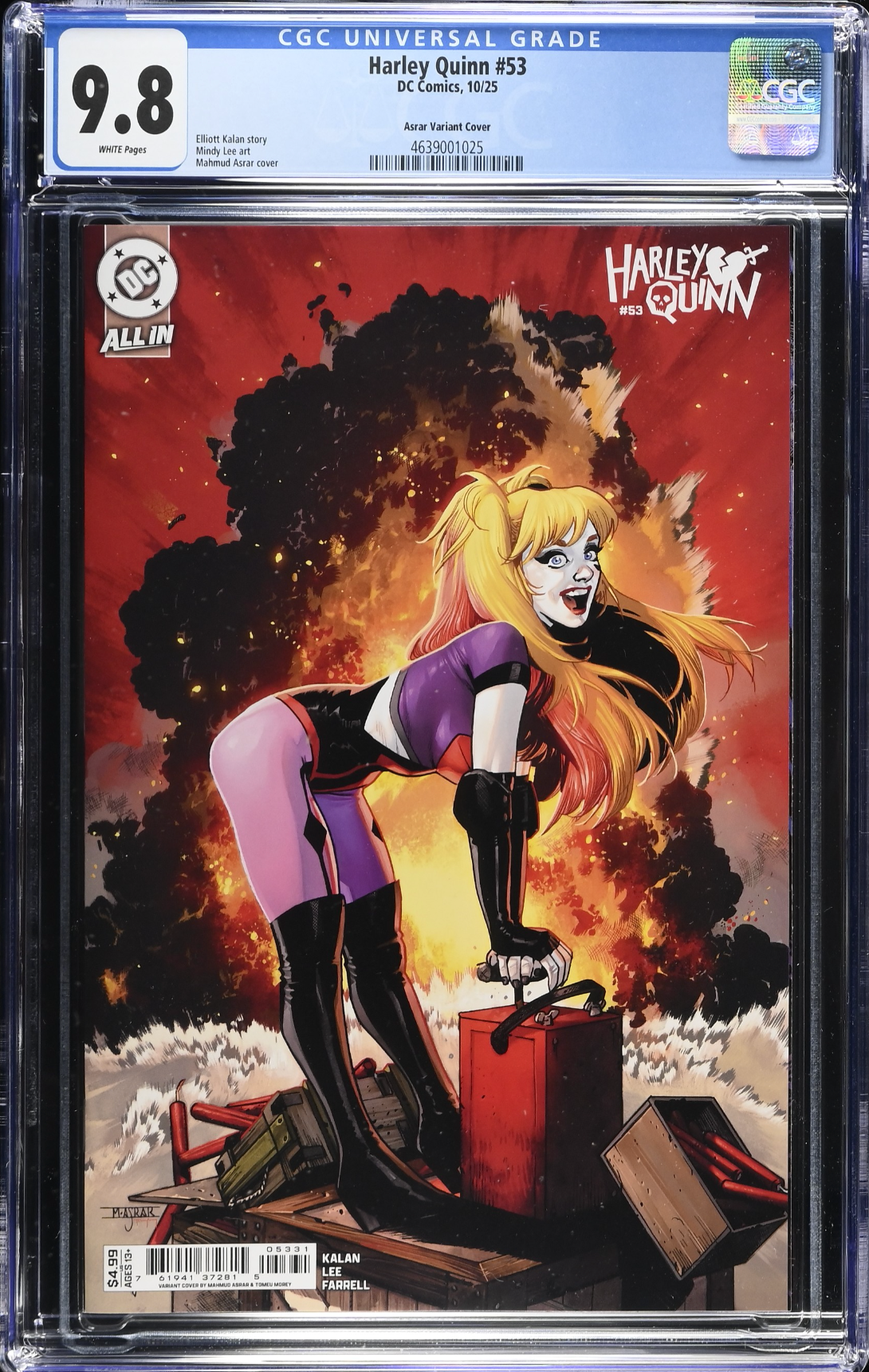 Harley Quinn #53 Asrar Variant CGC 9.8