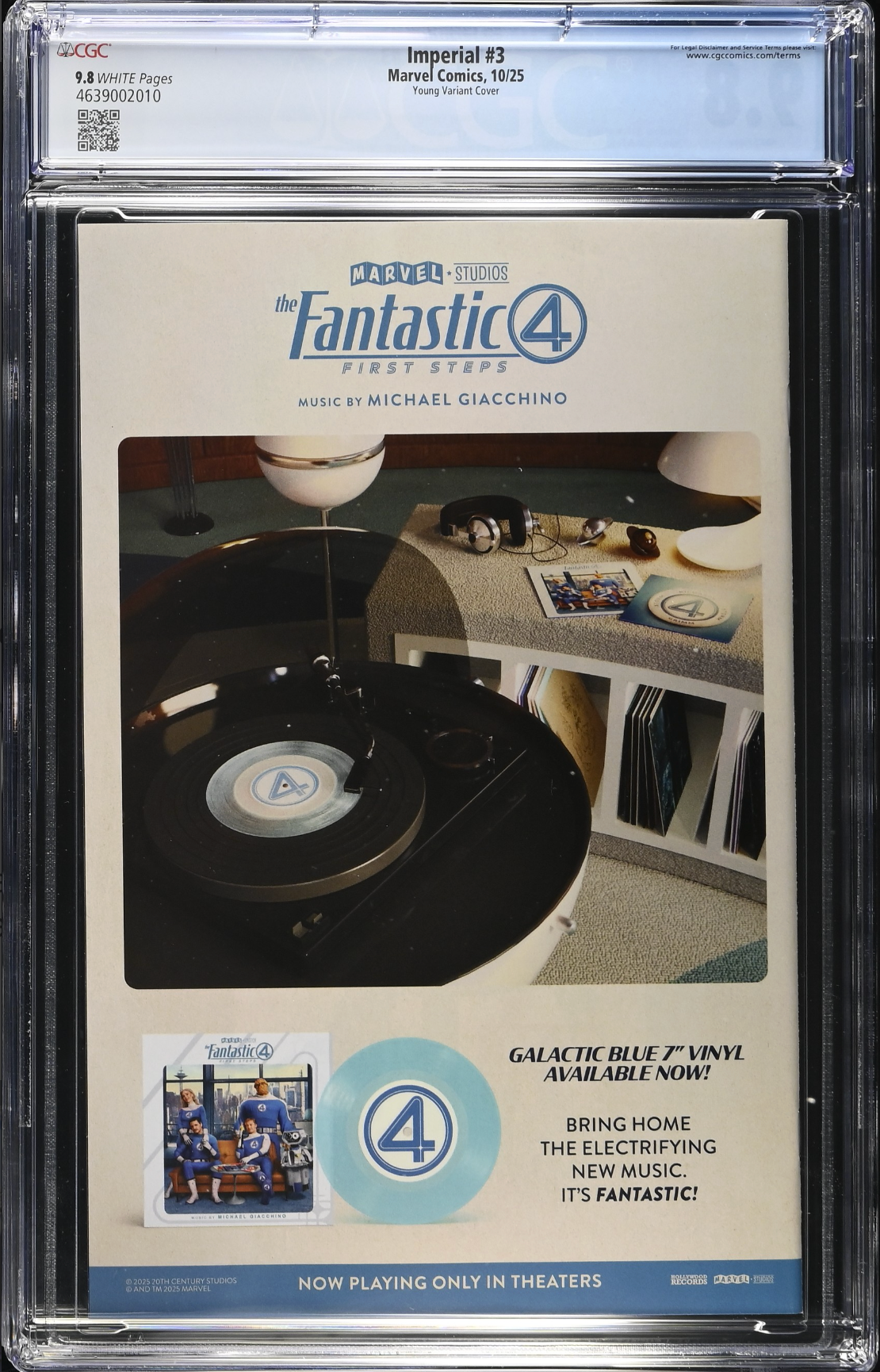 Imperial #3 Young Variant CGC 9.8