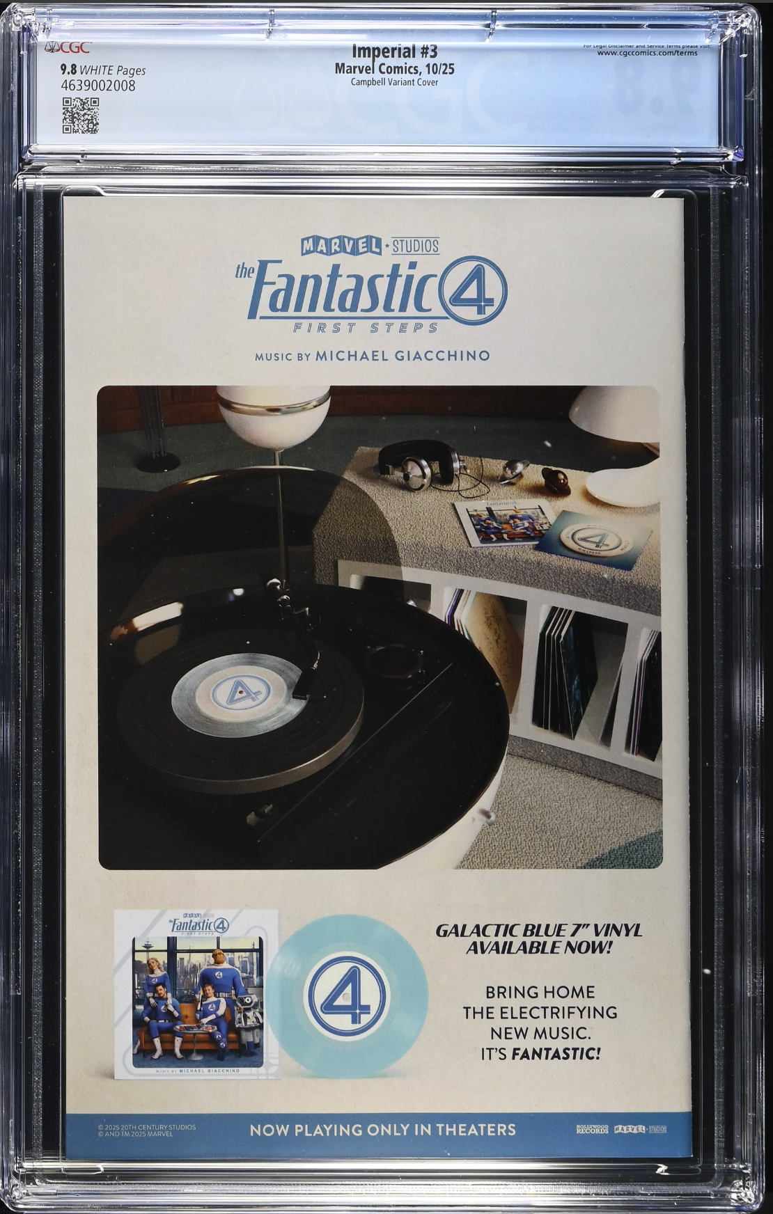 Imperial #3 Campbell Variant CGC 9.8