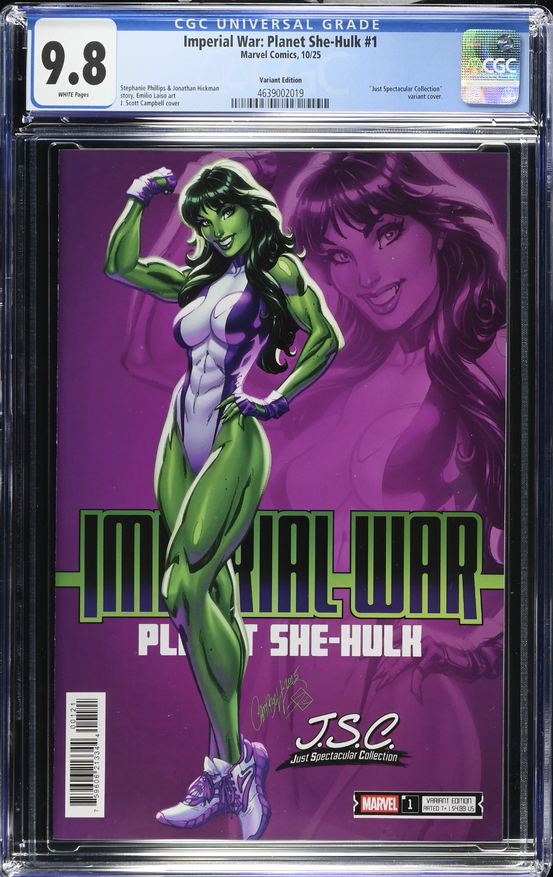 Imperial War: Planet She-Hulk #1 Campbell Variant CGC 9.8