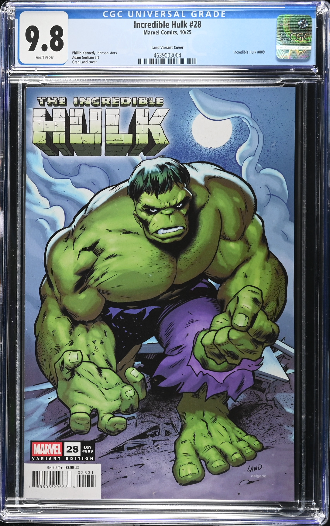 Incredible Hulk #28 Land Variant CGC 9.8