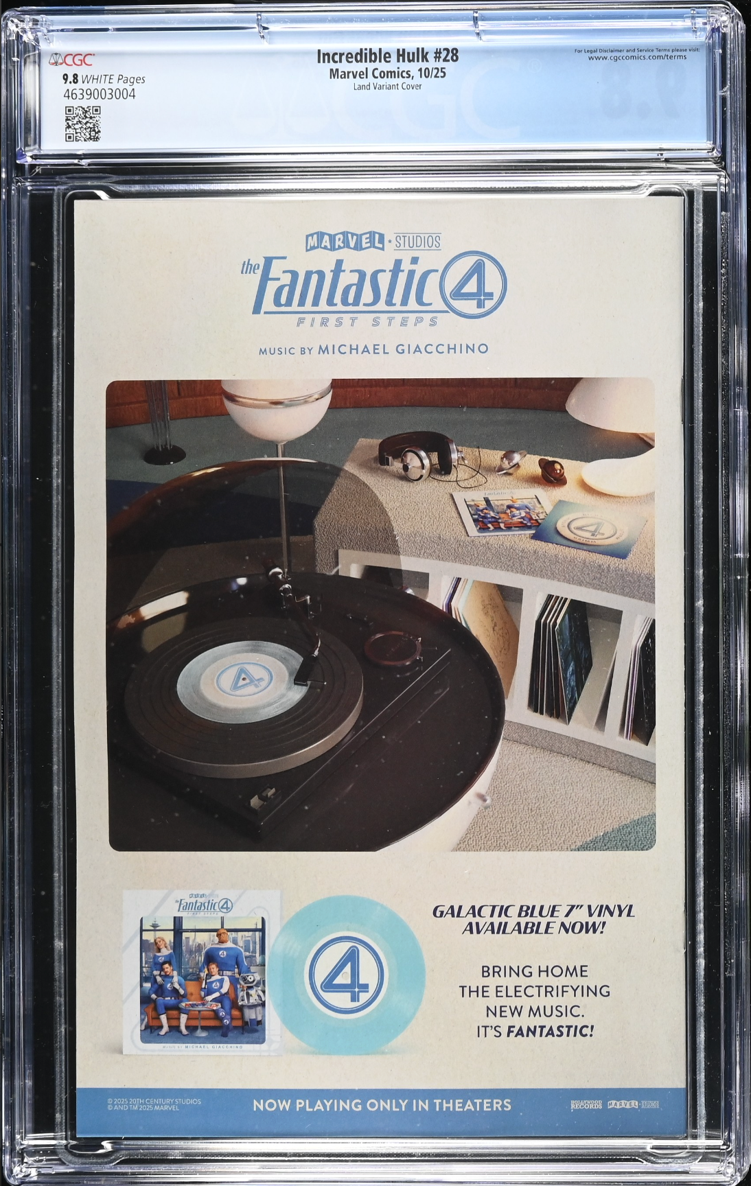 Incredible Hulk #28 Land Variant CGC 9.8