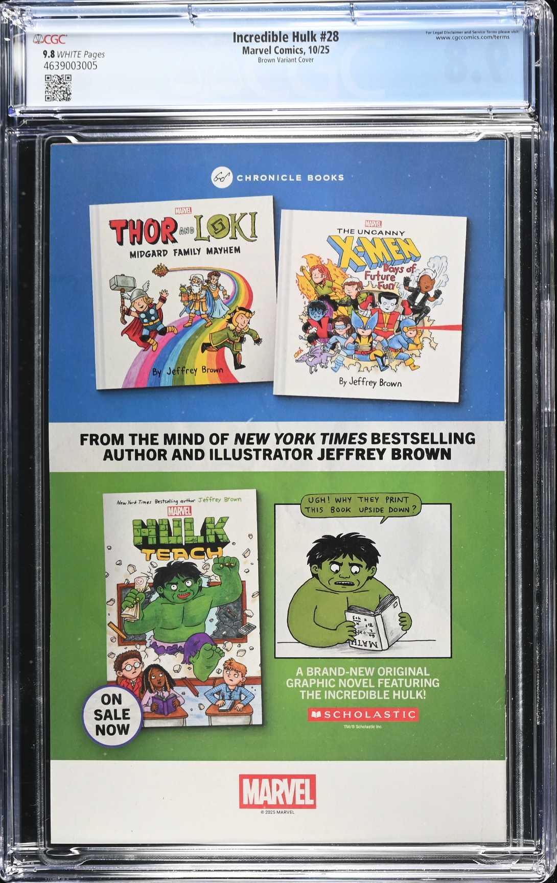 Incredible Hulk #28 Brown Variant CGC 9.8