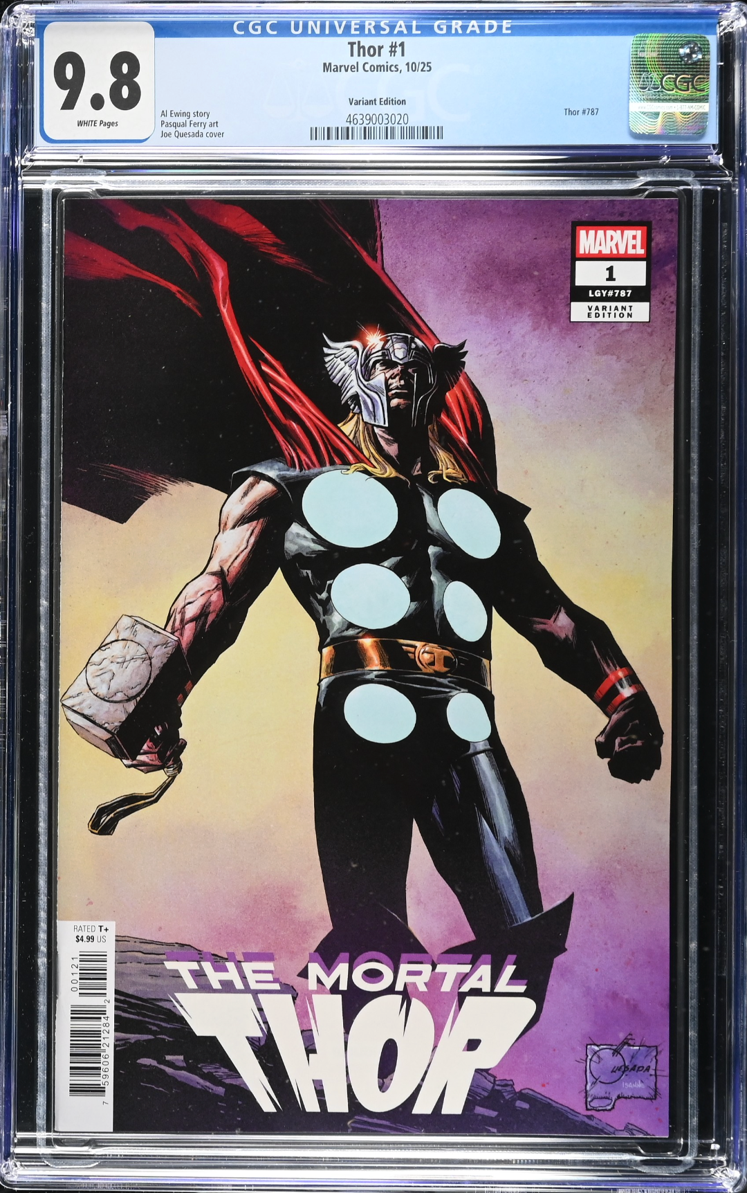 Thor #1 Quesada Variant CGC 9.8