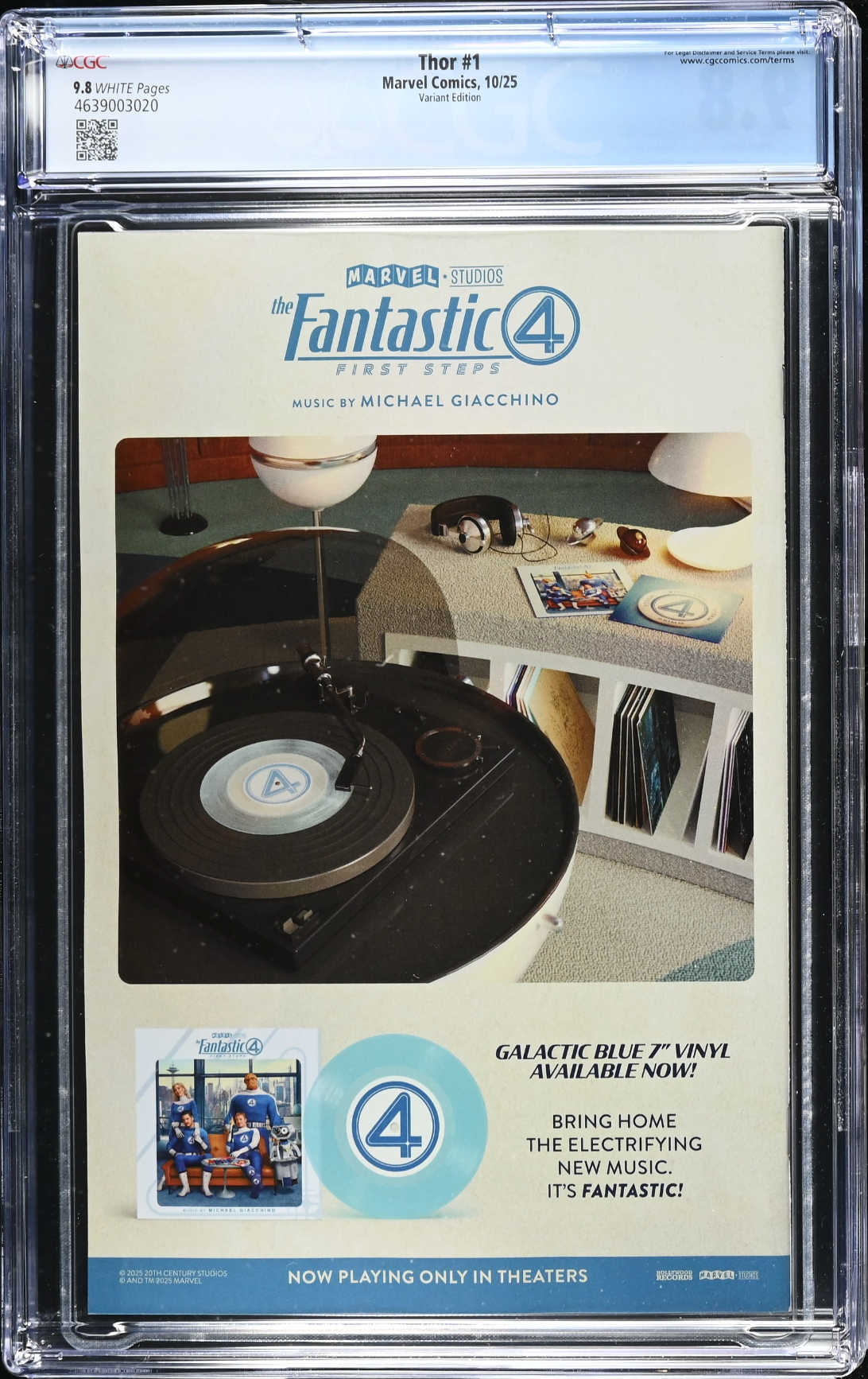 Thor #1 Quesada Variant CGC 9.8
