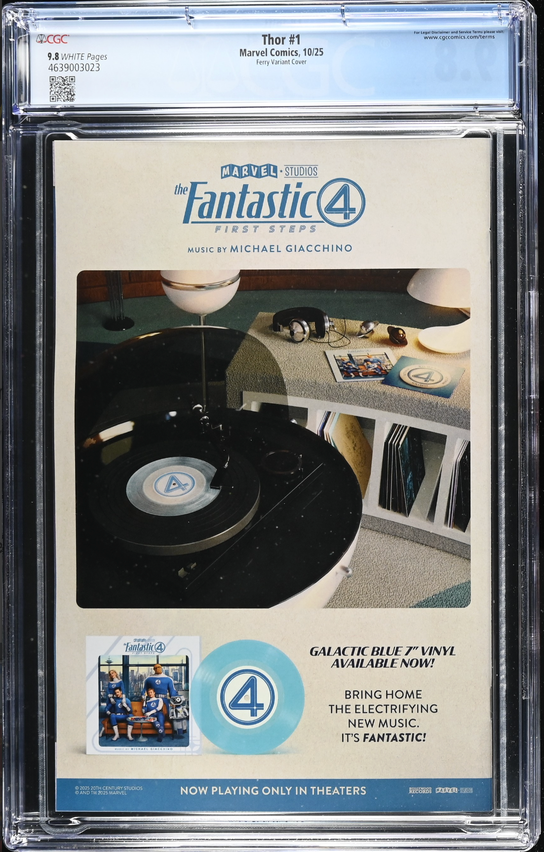 Thor #1 Ferry Variant CGC 9.8