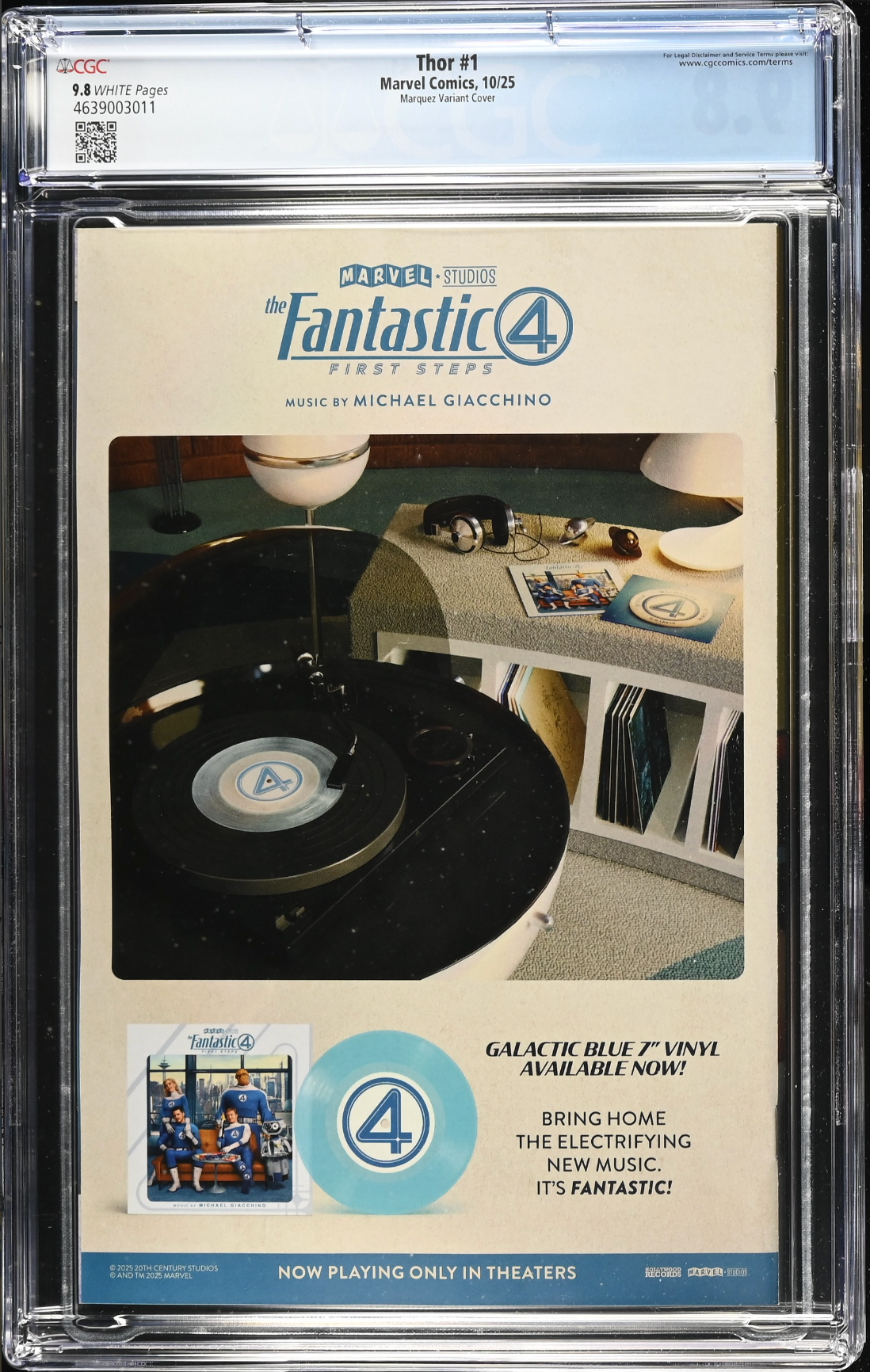 Thor #1 Marquez 1:25 Retailer Incentive Variant CGC 9.8