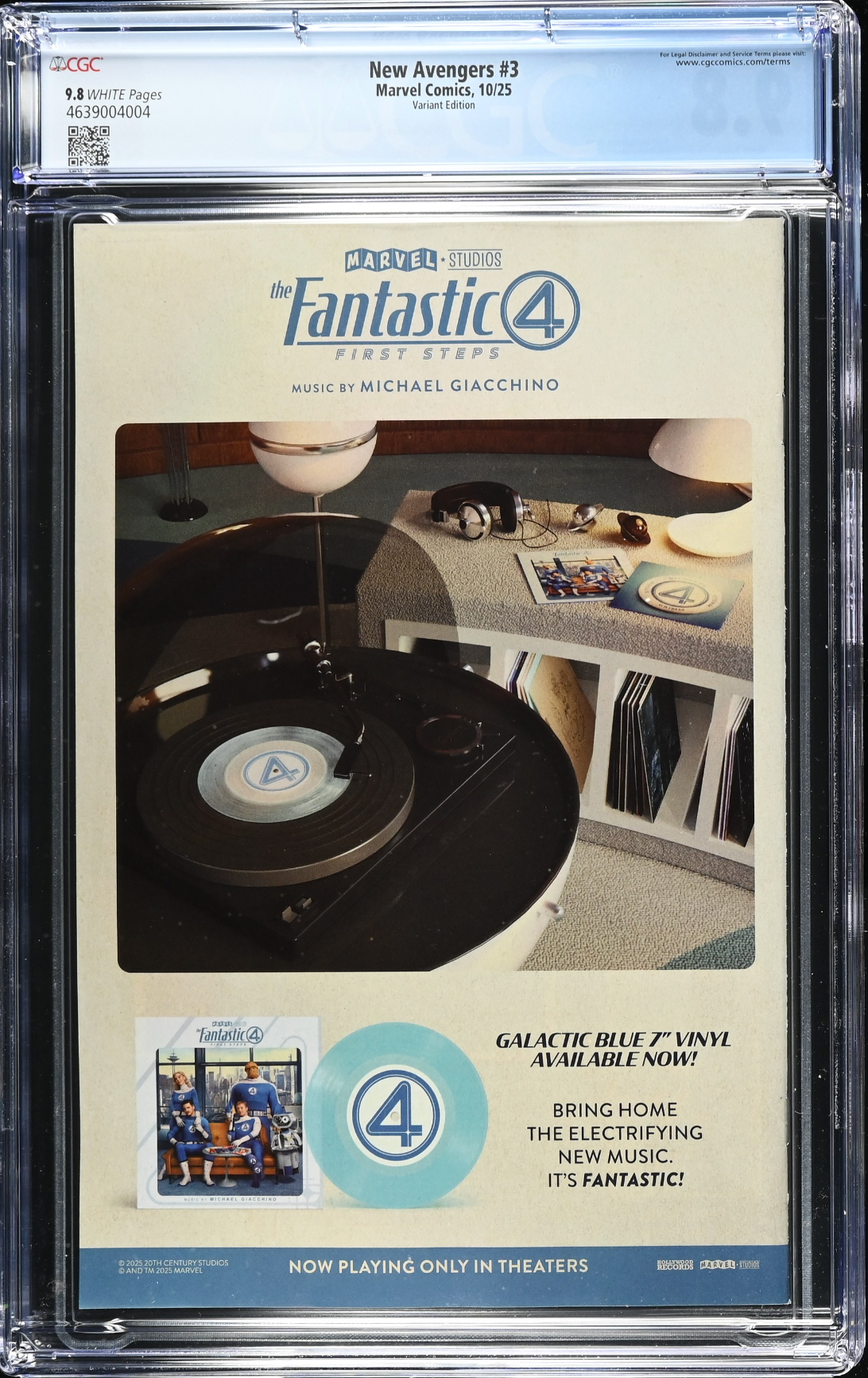 New Avengers #3 Tao Variant CGC 9.8