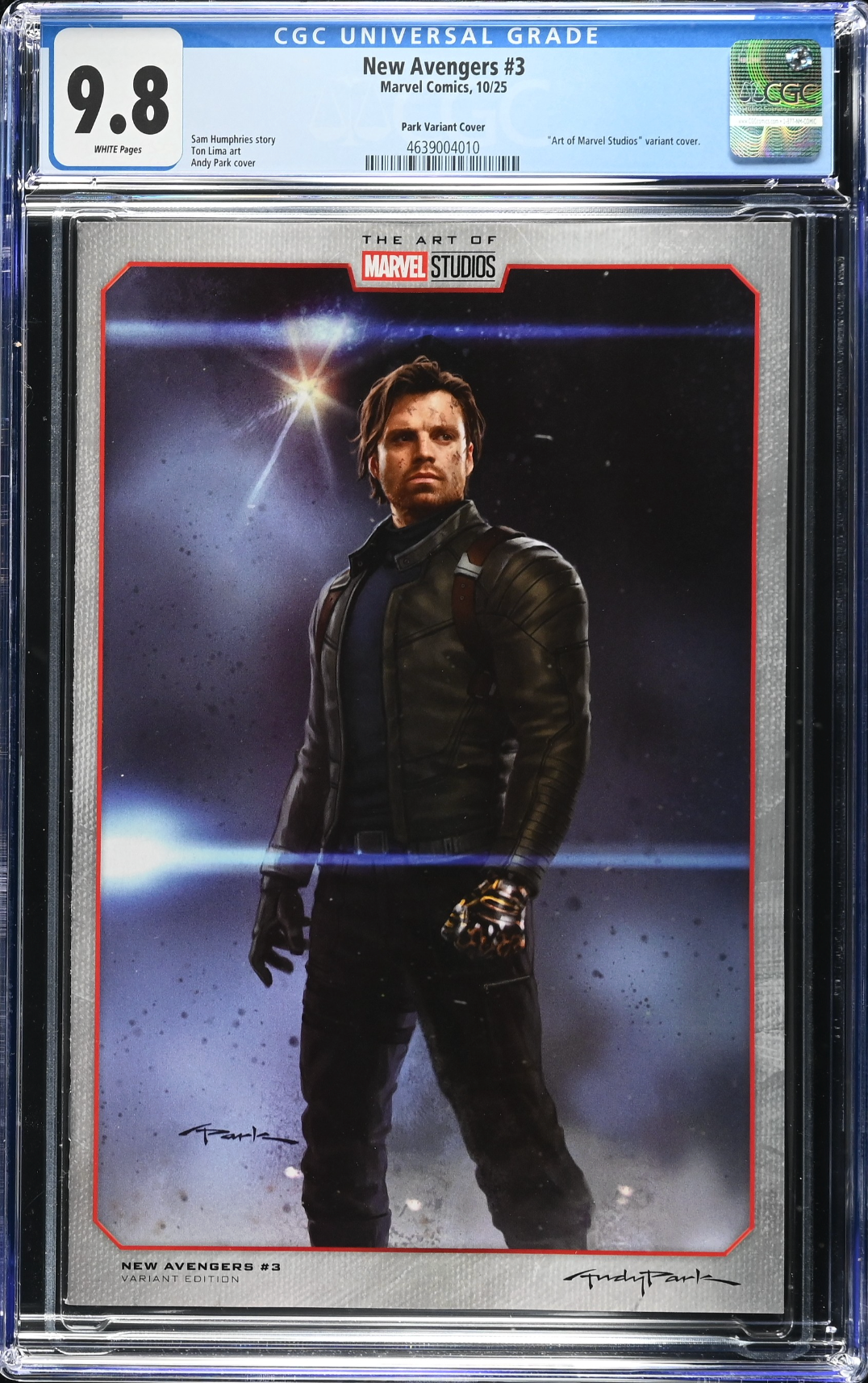 New Avengers #3 Park Variant CGC 9.8