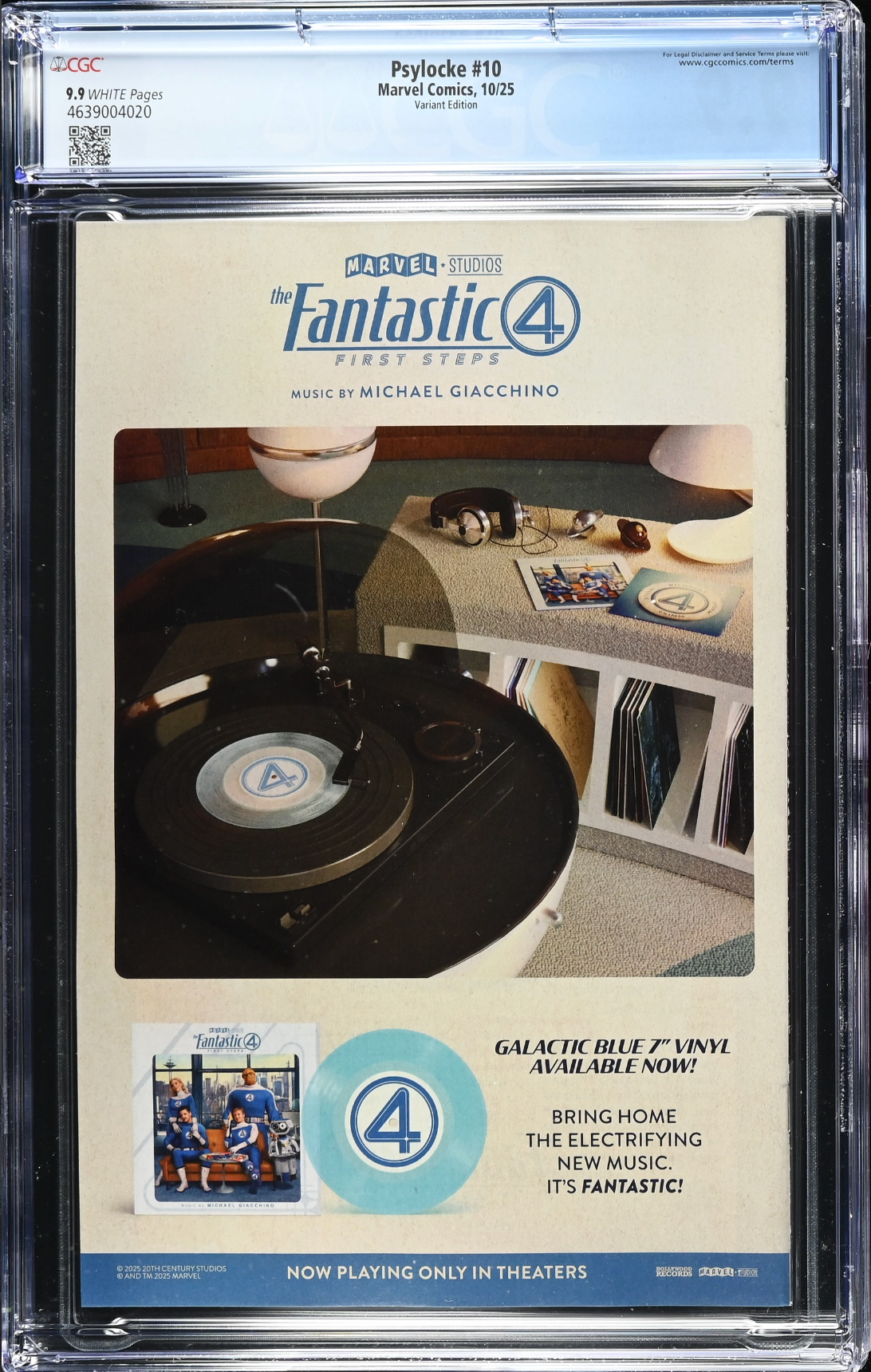 Psylocke #10 Campbell Variant CGC 9.9