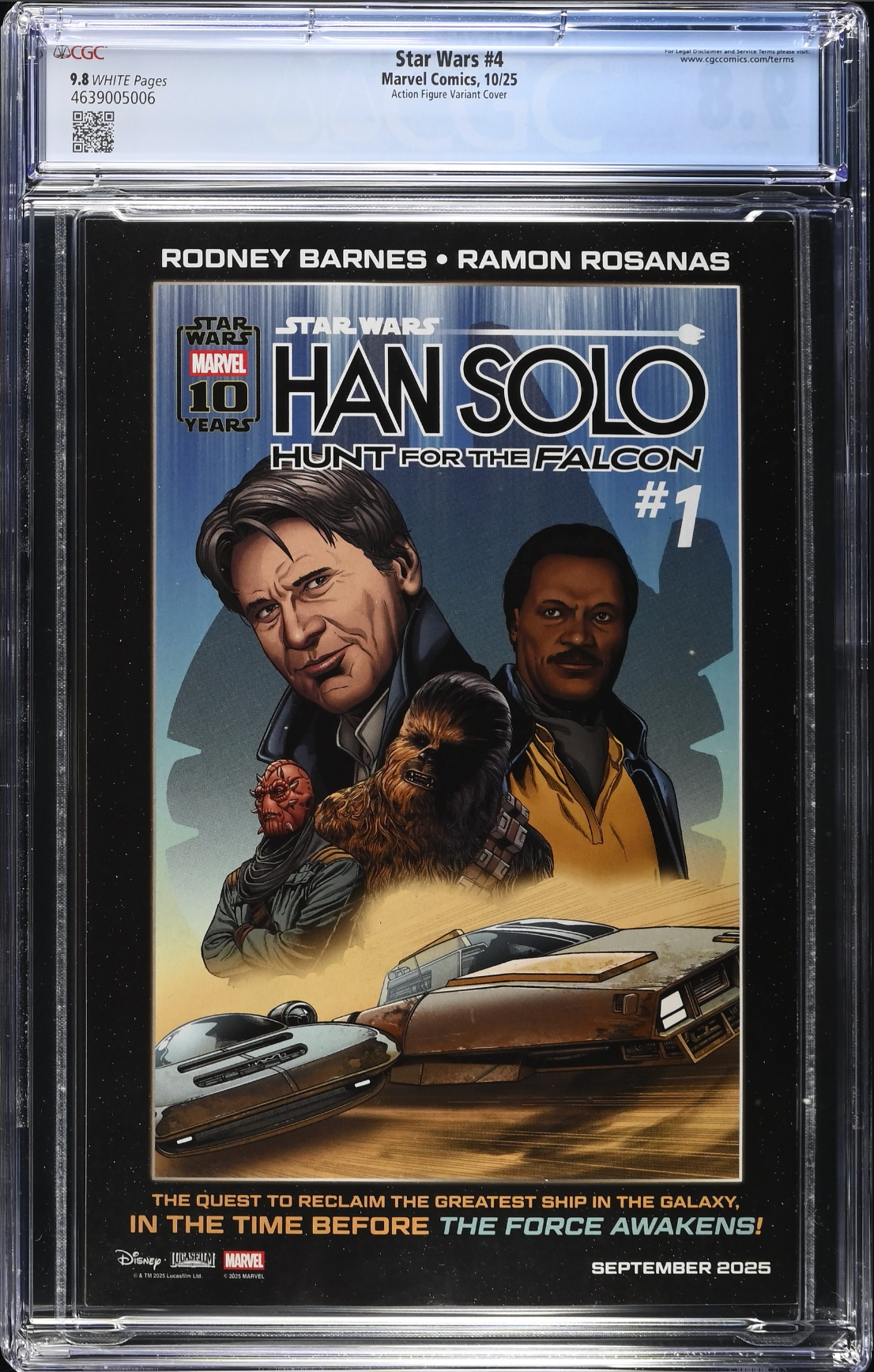 Star Wars #4 Action Figure Variant CGC 9.8