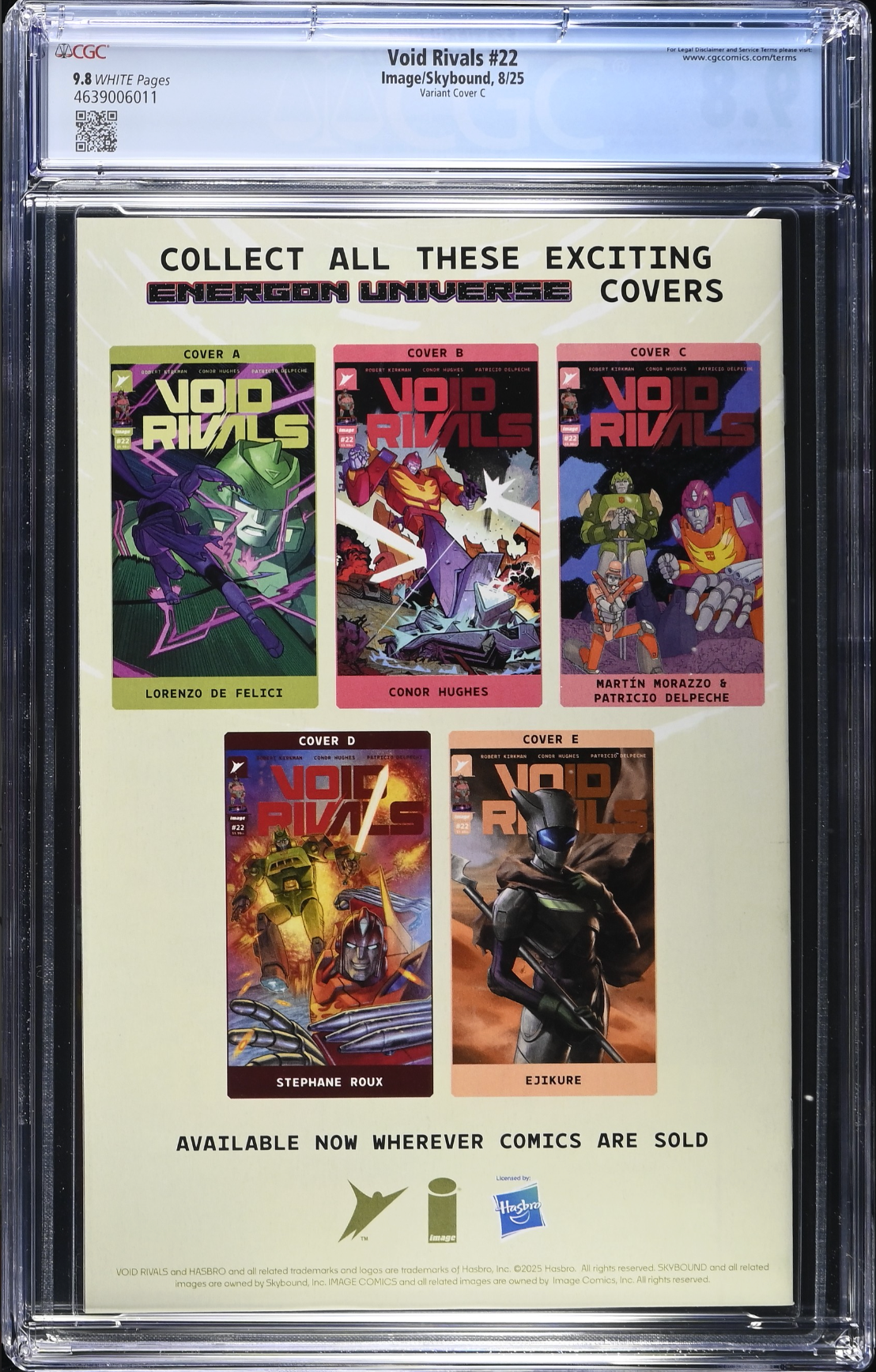 Void Rivals #22 Morrazo 1:10 Retailer Incentive Variant CGC 9.8