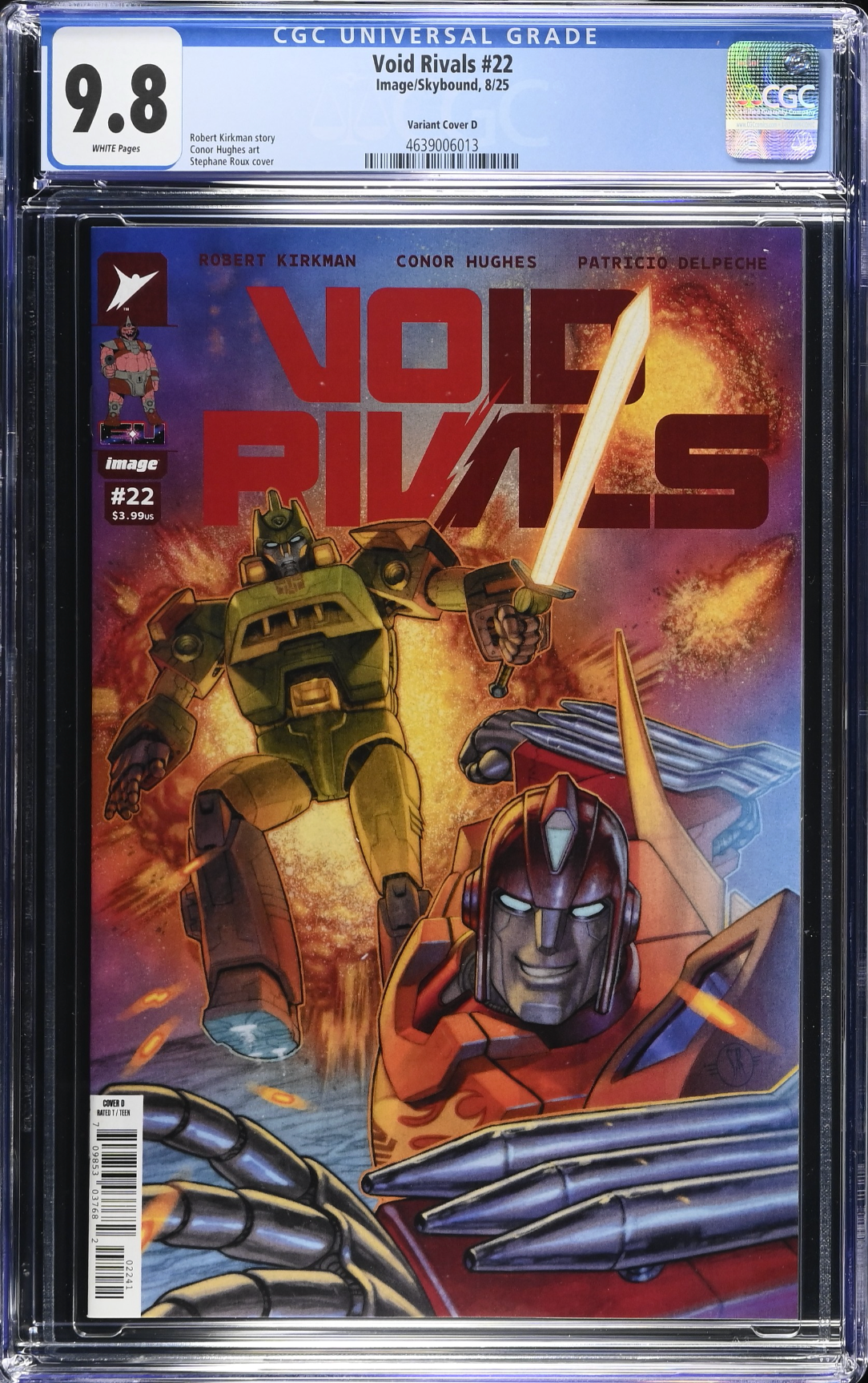 Void Rivals #22 Roux 1:25 Retailer Incentive Variant CGC 9.8