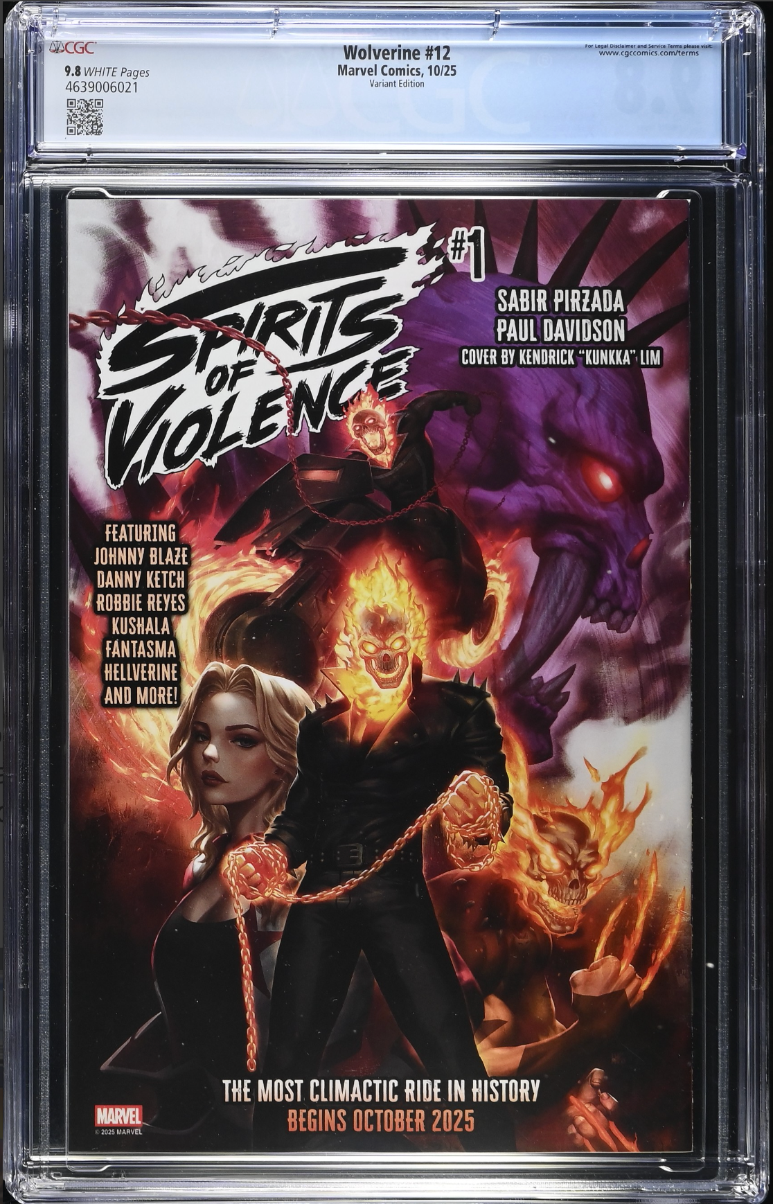 Wolverine #12 Campbell Variant CGC 9.8
