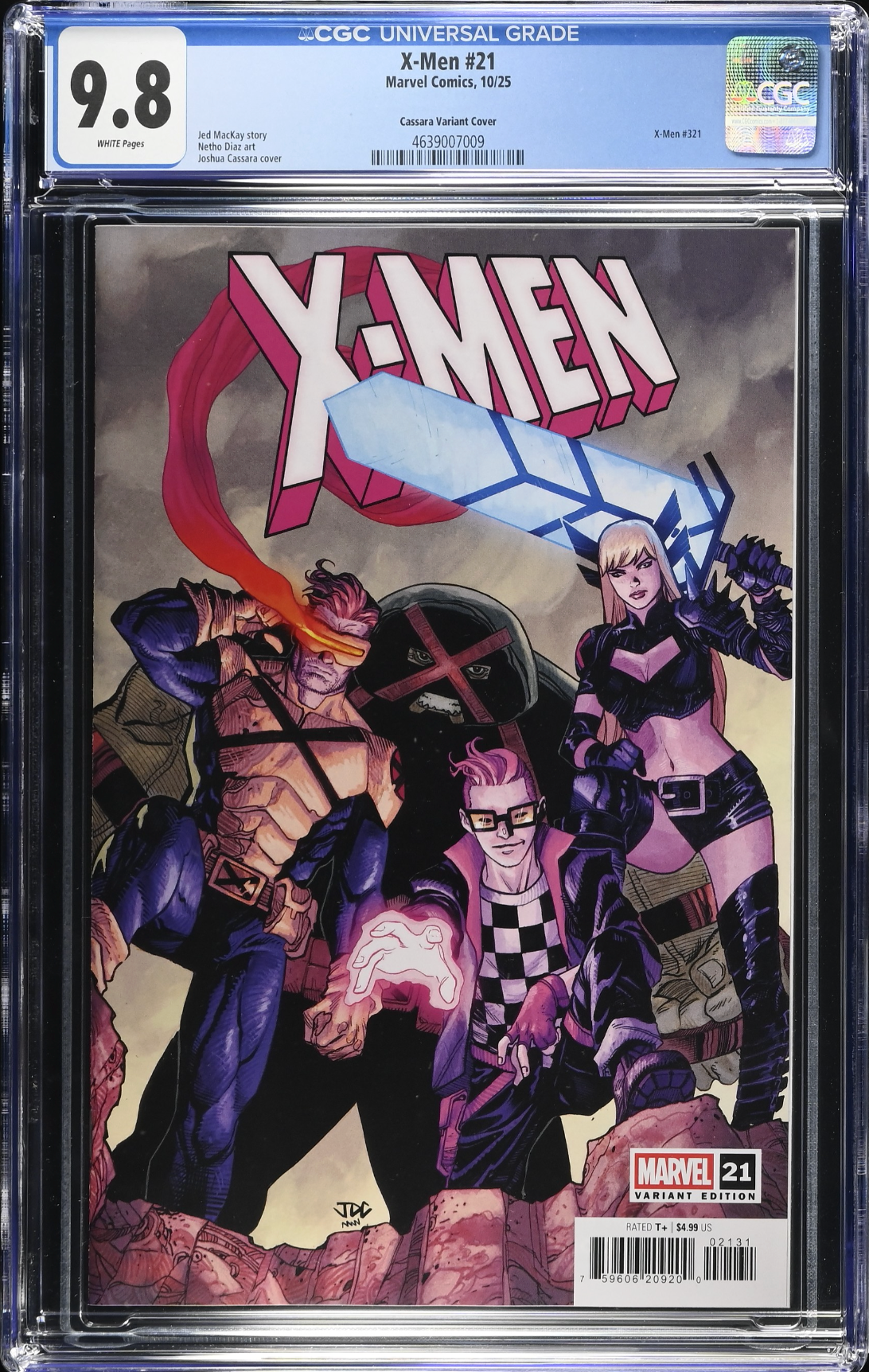 X-Men #21 Cassara Variant CGC 9.8