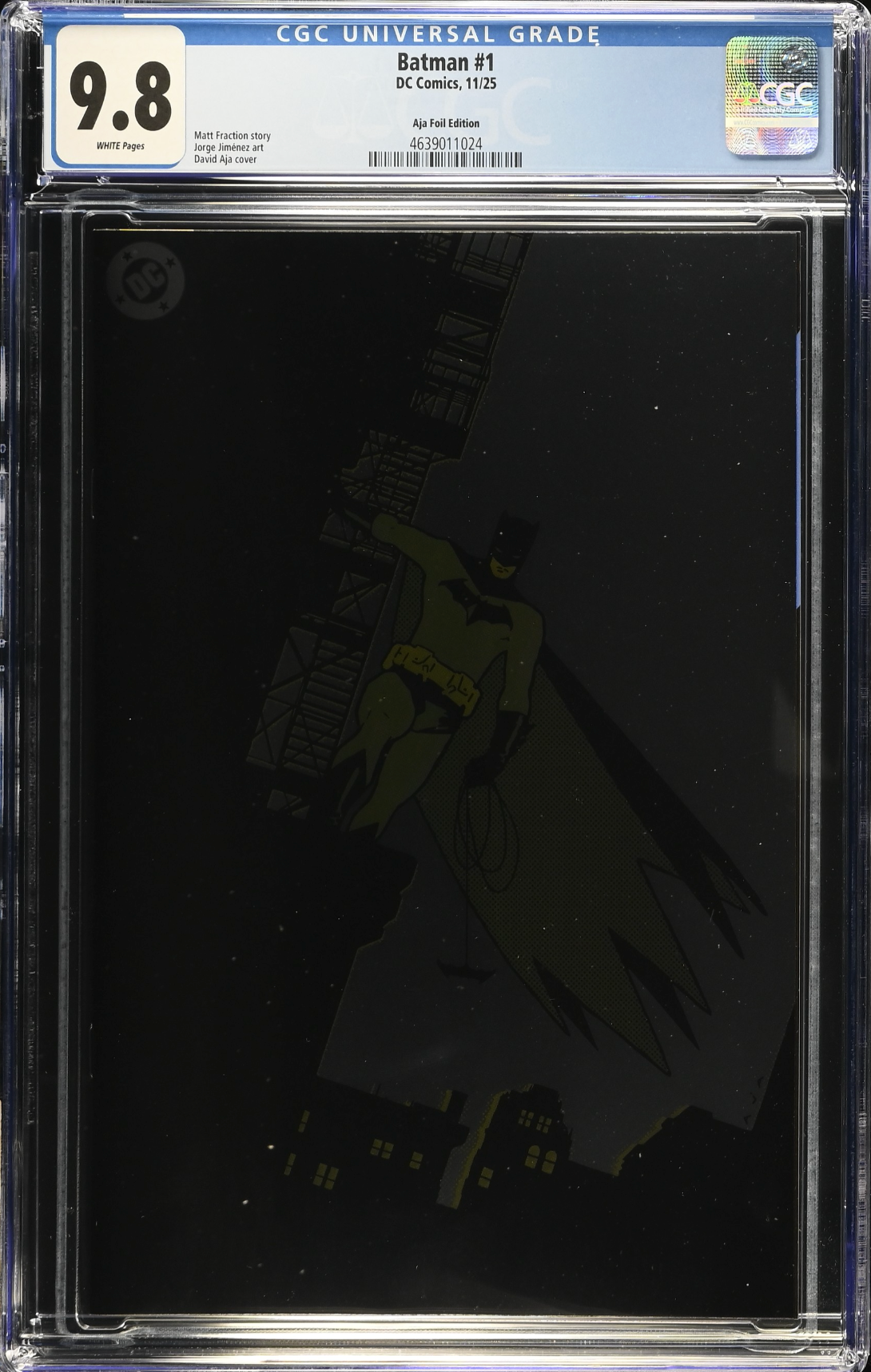Batman #1 - Cover N - Aja Blind Bag Foil Variant CGC 9.8
