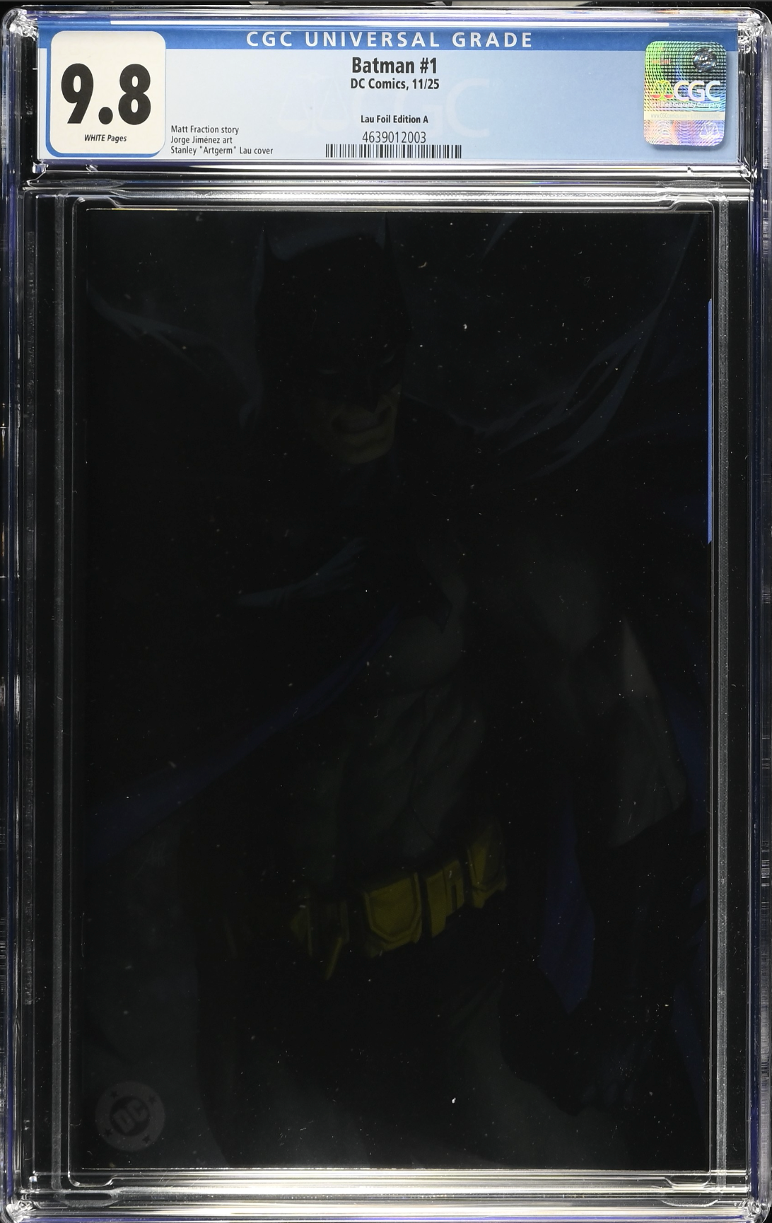 Batman #1 - Cover N - Artgerm Blind Bag Foil Variant CGC 9.8