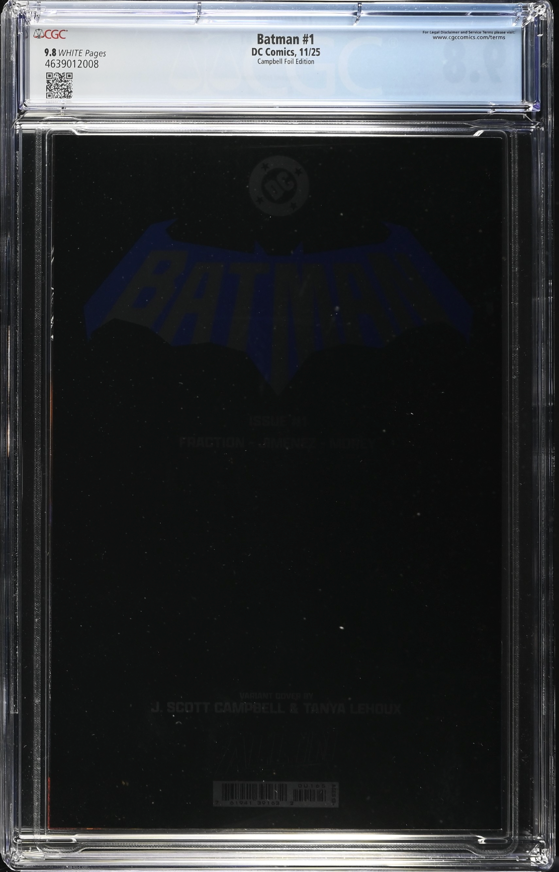 Batman #1 - Cover N - Campbell Blind Bag Foil Variant CGC 9.8