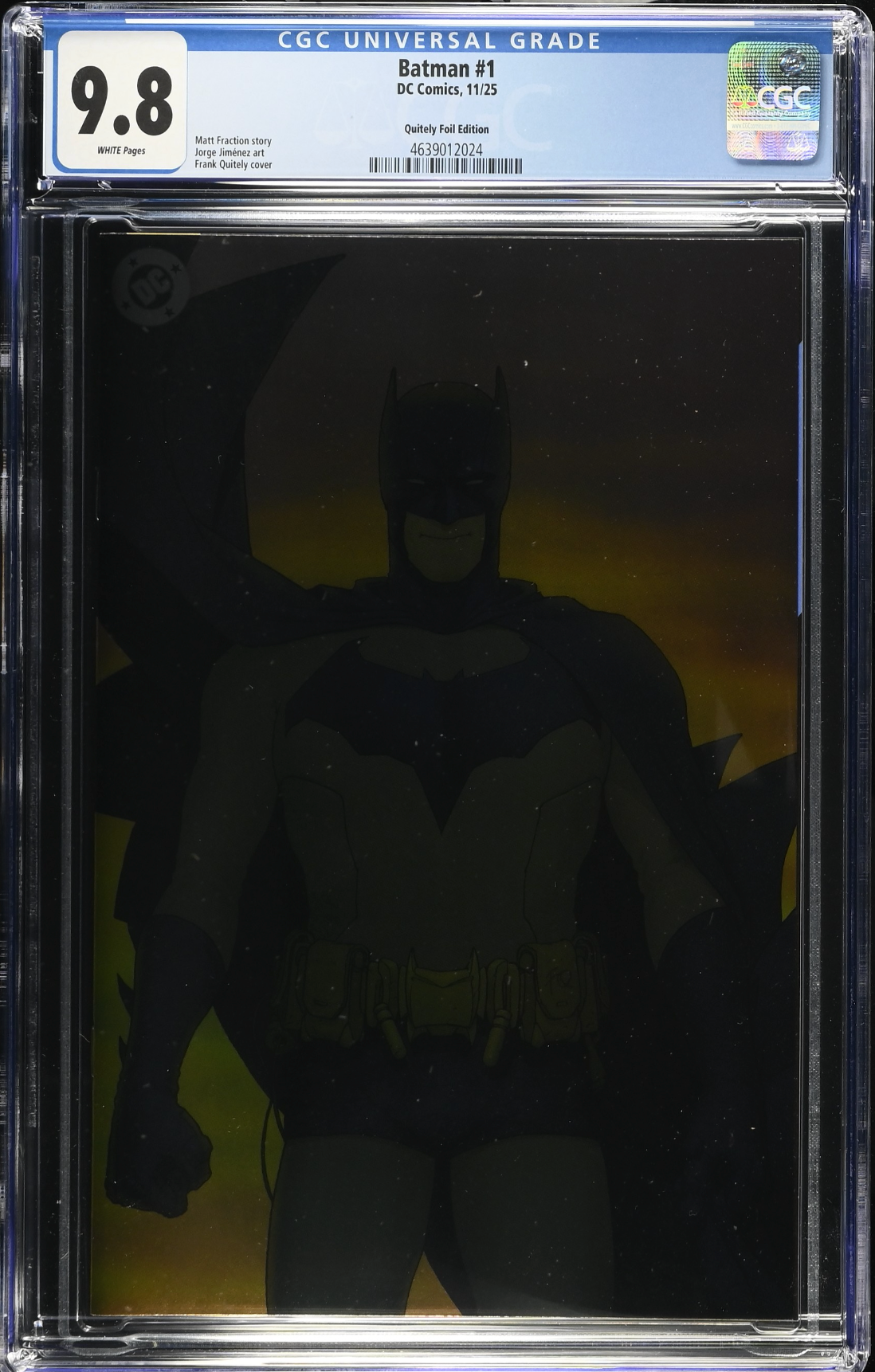 Batman #1 - Cover N - Quitely Blind Bag Foil Variant CGC 9.8