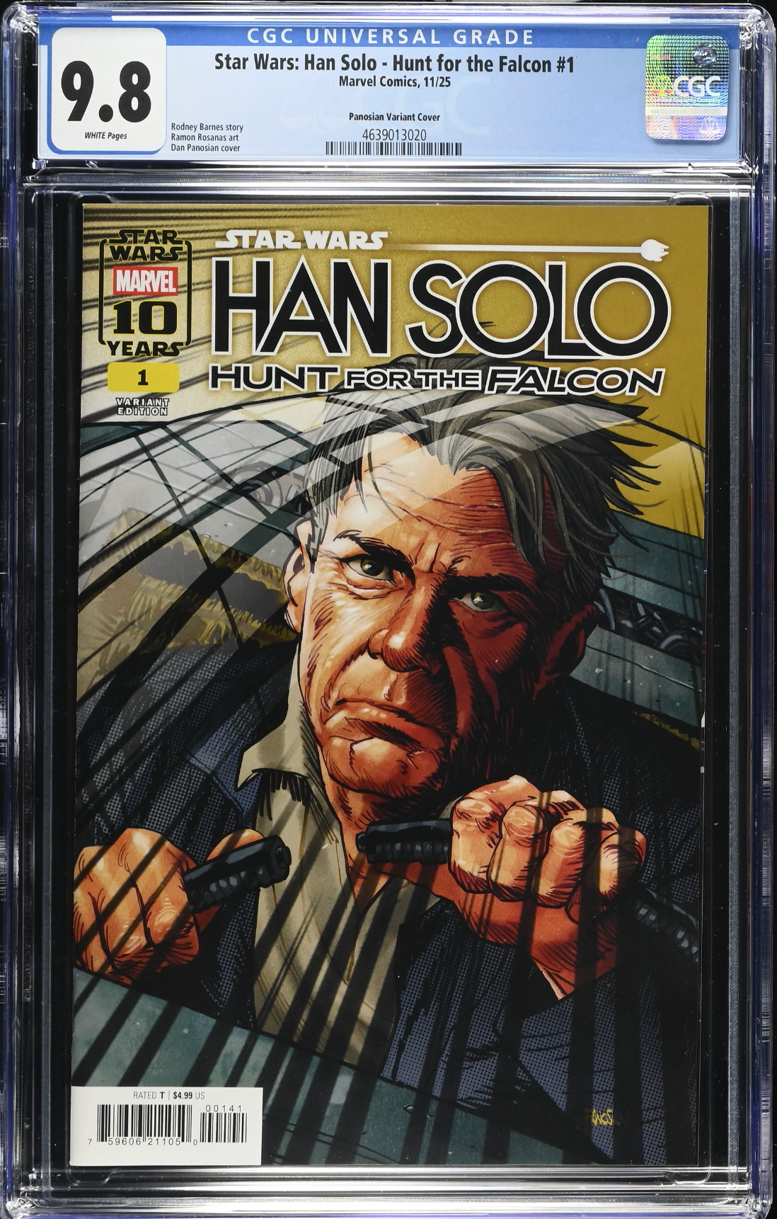 Star Wars: Han Solo - Hunt for the Falcon #1 Panosian Variant CGC 9.8
