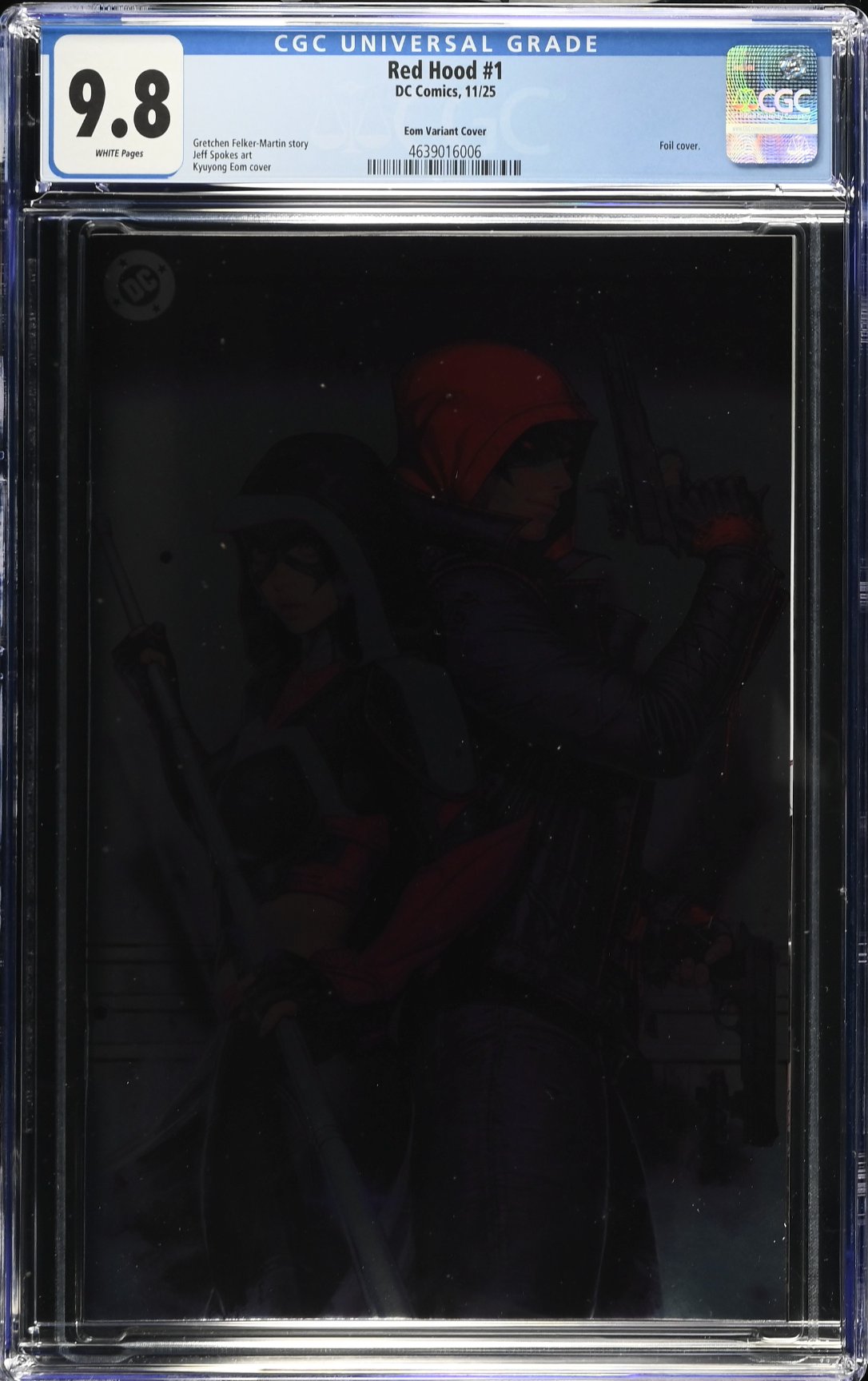 Red Hood #1 Eom Foil Variant CGC 9.8