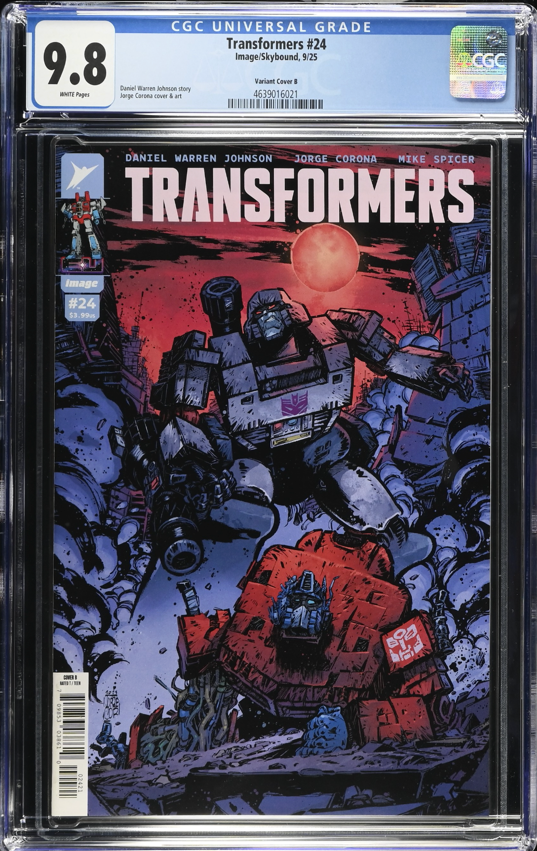 Transformers #24 Corona Variant CGC 9.8