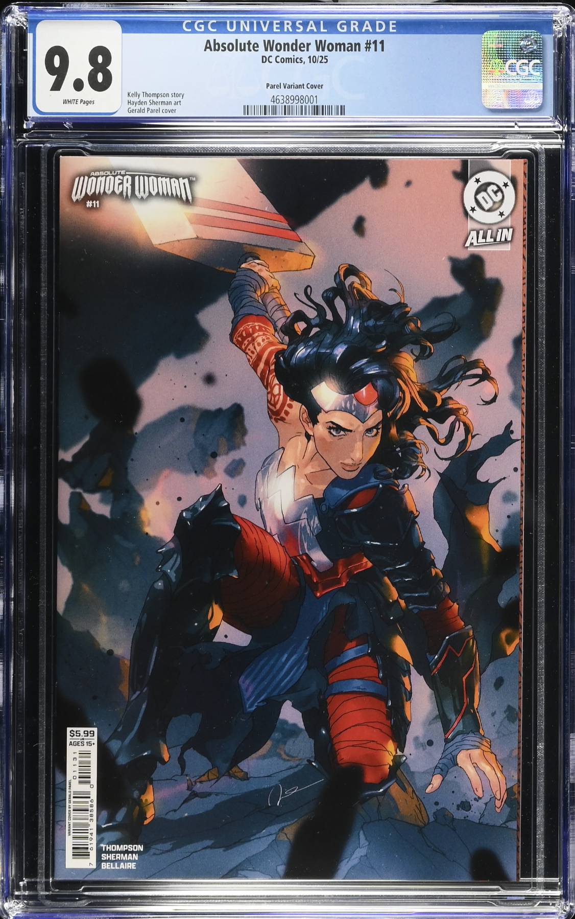 Absolute Wonder Woman #11 Parel Variant CGC 9.8