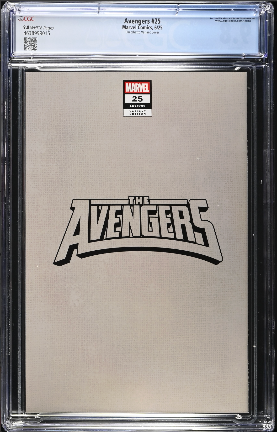 Avengers #25 Checchetto Marvel 616 Day 2025 Retailer Incentive Variant CGC 9.8