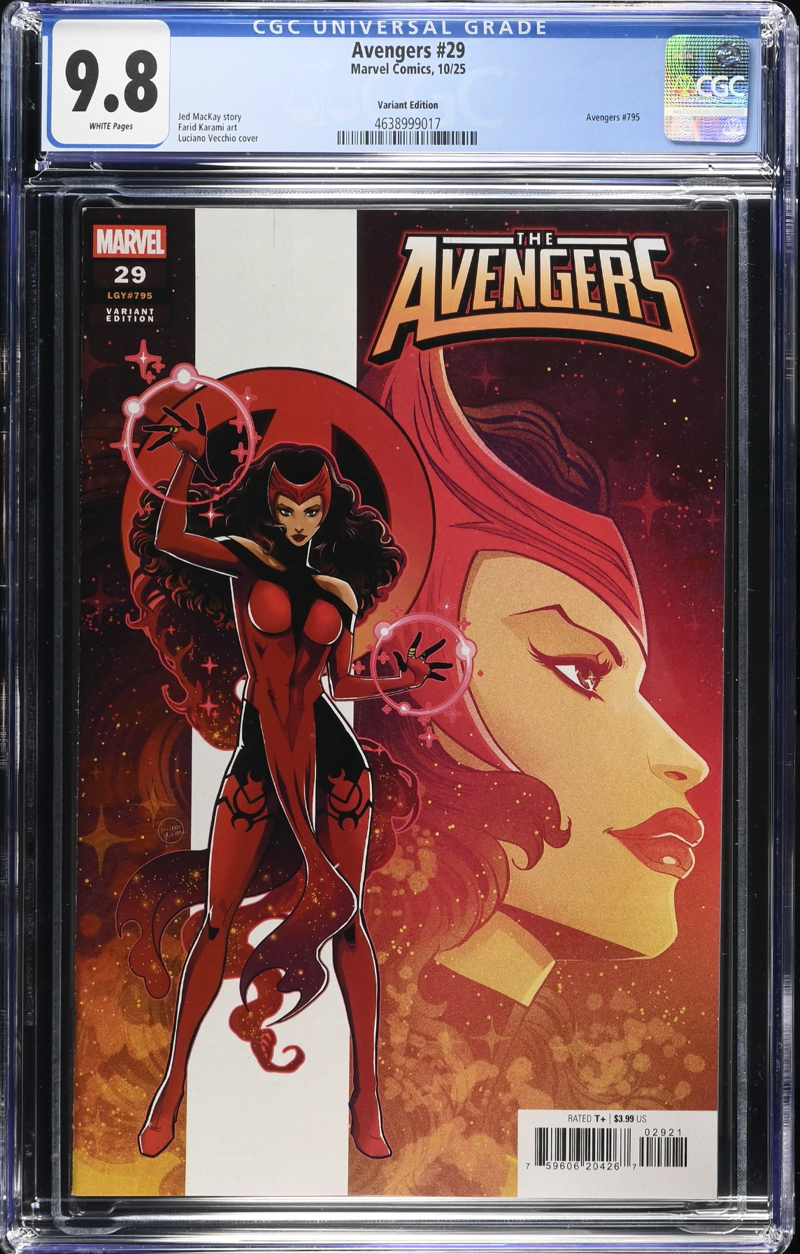Avengers #29 Vecchio Variant CGC 9.8