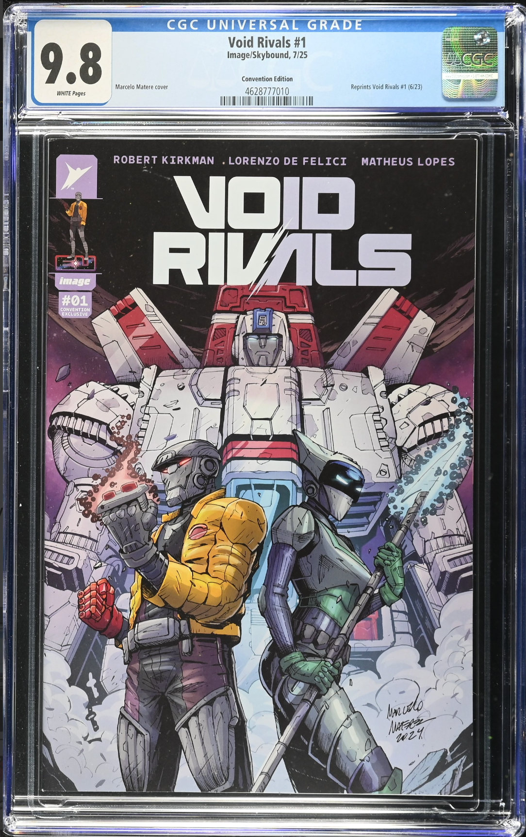 Void Rivals #1 SDCC 2025 Hasbro Convention Edition CGC 9.8