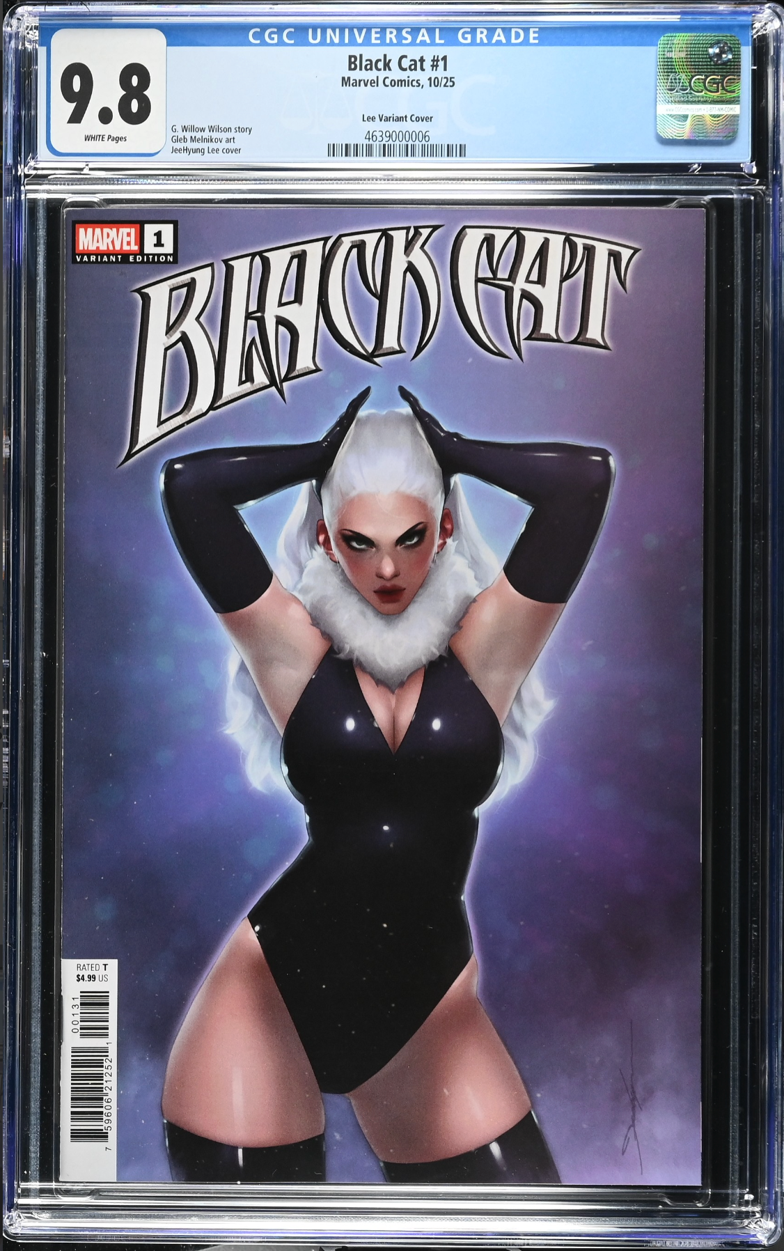 Black Cat #1 Jeehyung  Lee Variant CGC 9.8