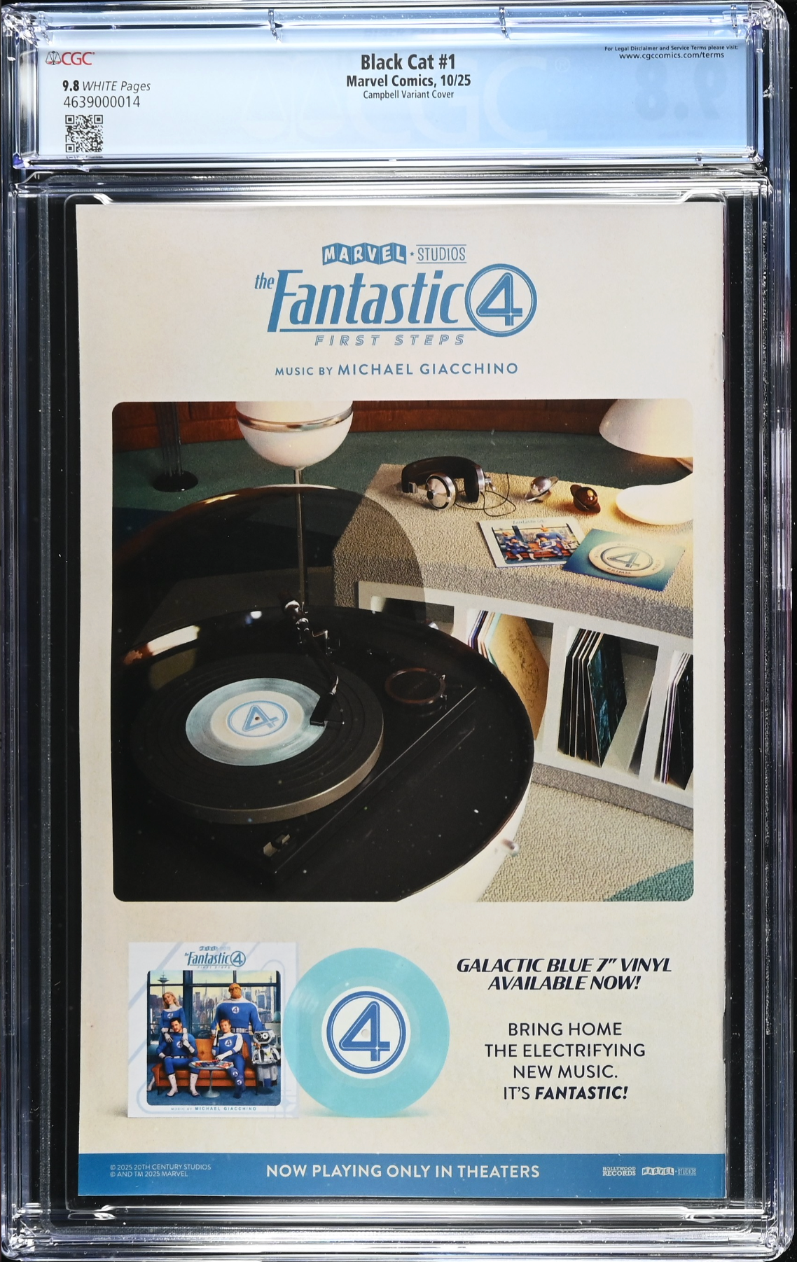 Black Cat #1 Campbell Variant CGC 9.8