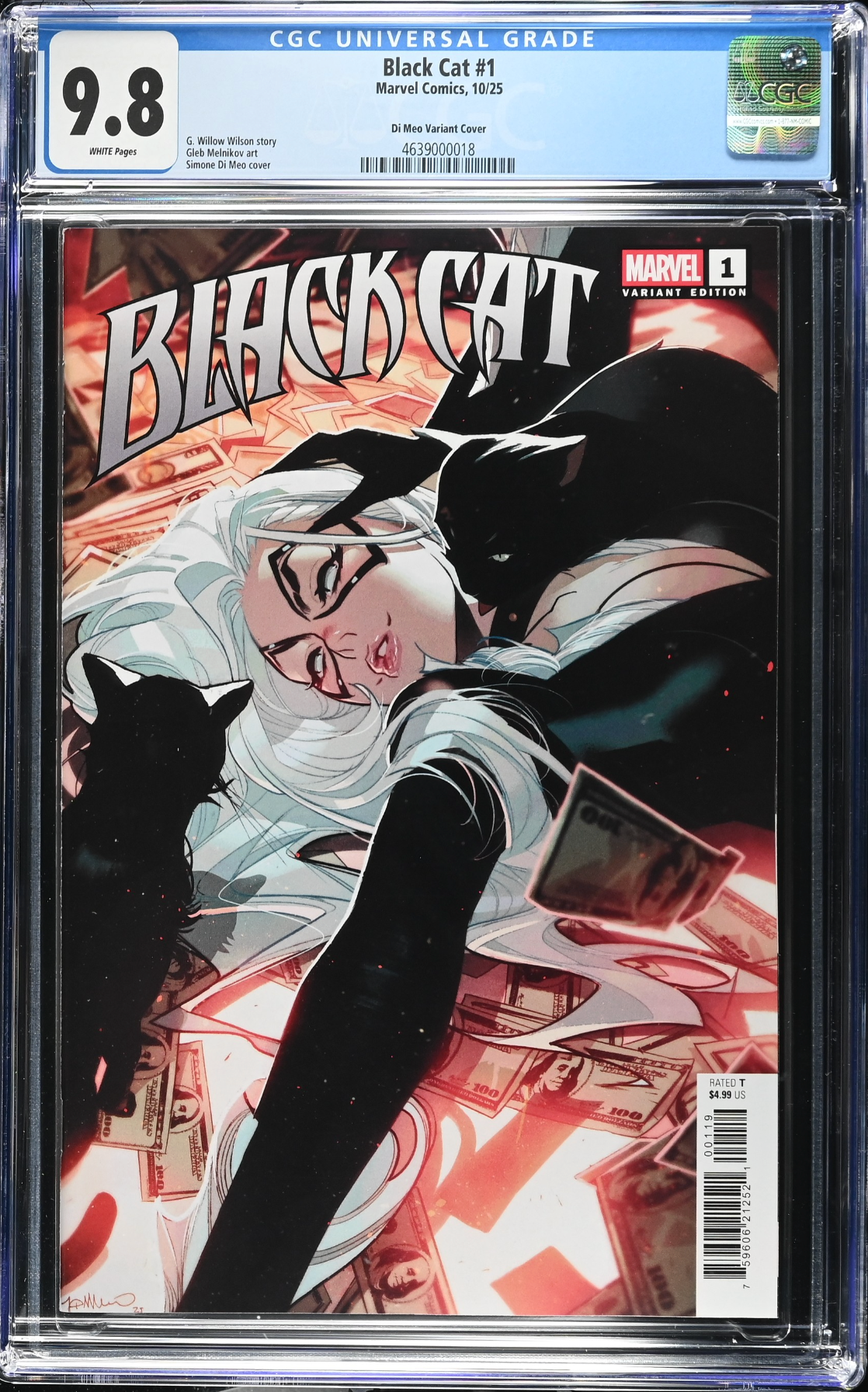 Black Cat #1 Di Meo 1:25 Retailer Incentive Variant CGC 9.8