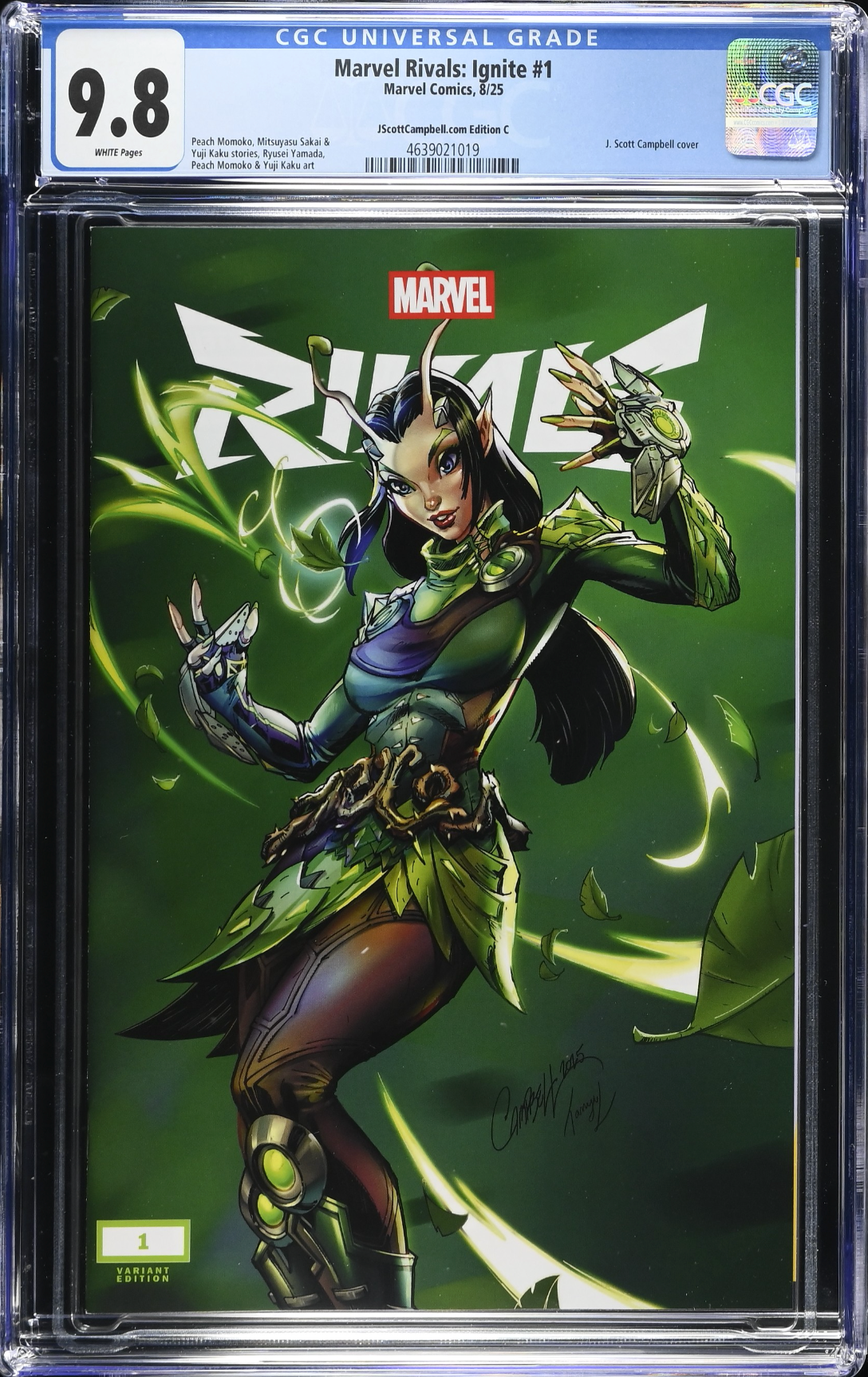 Marvel Rivals: Ignite #1 J. Scott Campbell Exclusive C - Mantis - CGC 9.8