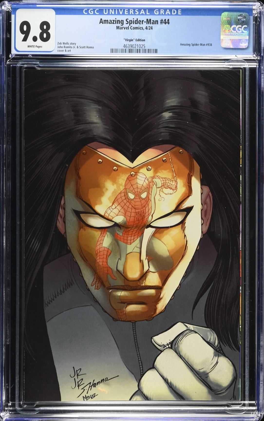 Amazing Spider-Man #44 Romita Jr. 1:100 Virgin Retailer Incentive Variant CGC 9.8