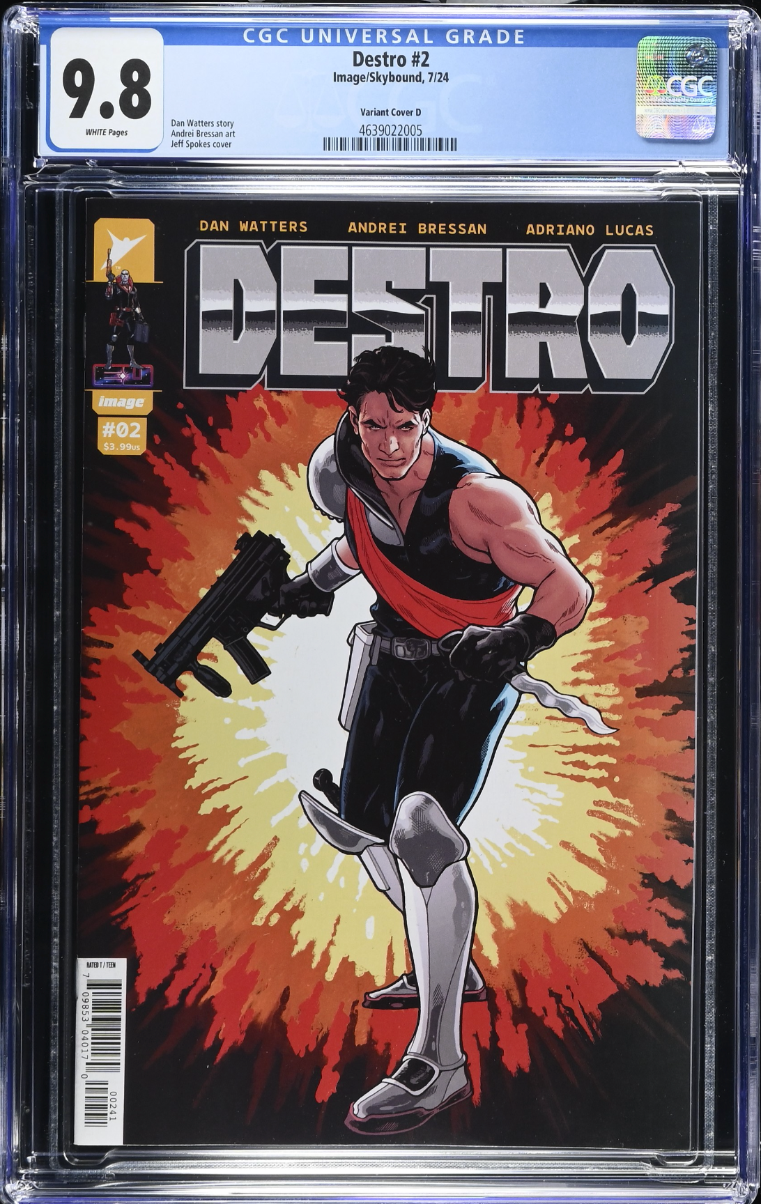 Destro #2 Spokes 1:25 Retailer Incentive Variant CGC 9.8