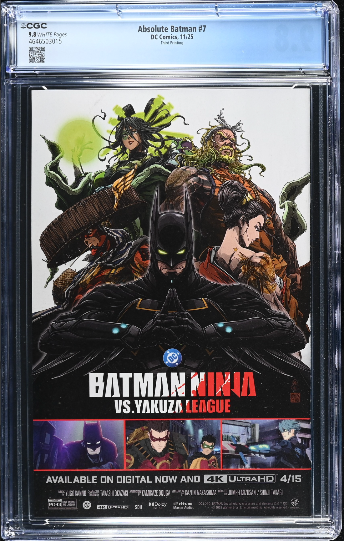 Absolute Batman #7 Third Printing CGC 9.8