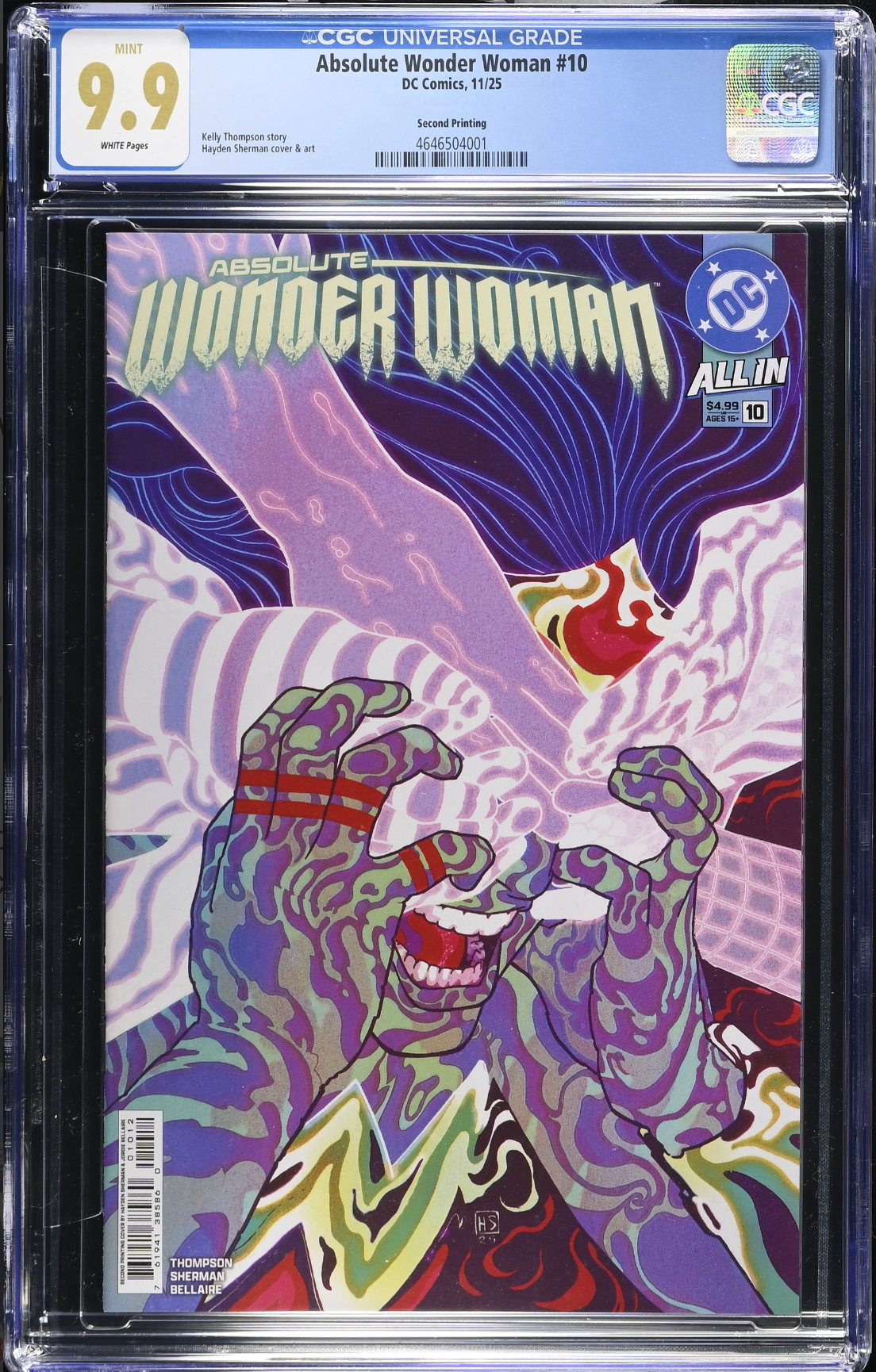 Absolute Wonder Woman #10 Second Printing CGC 9.9