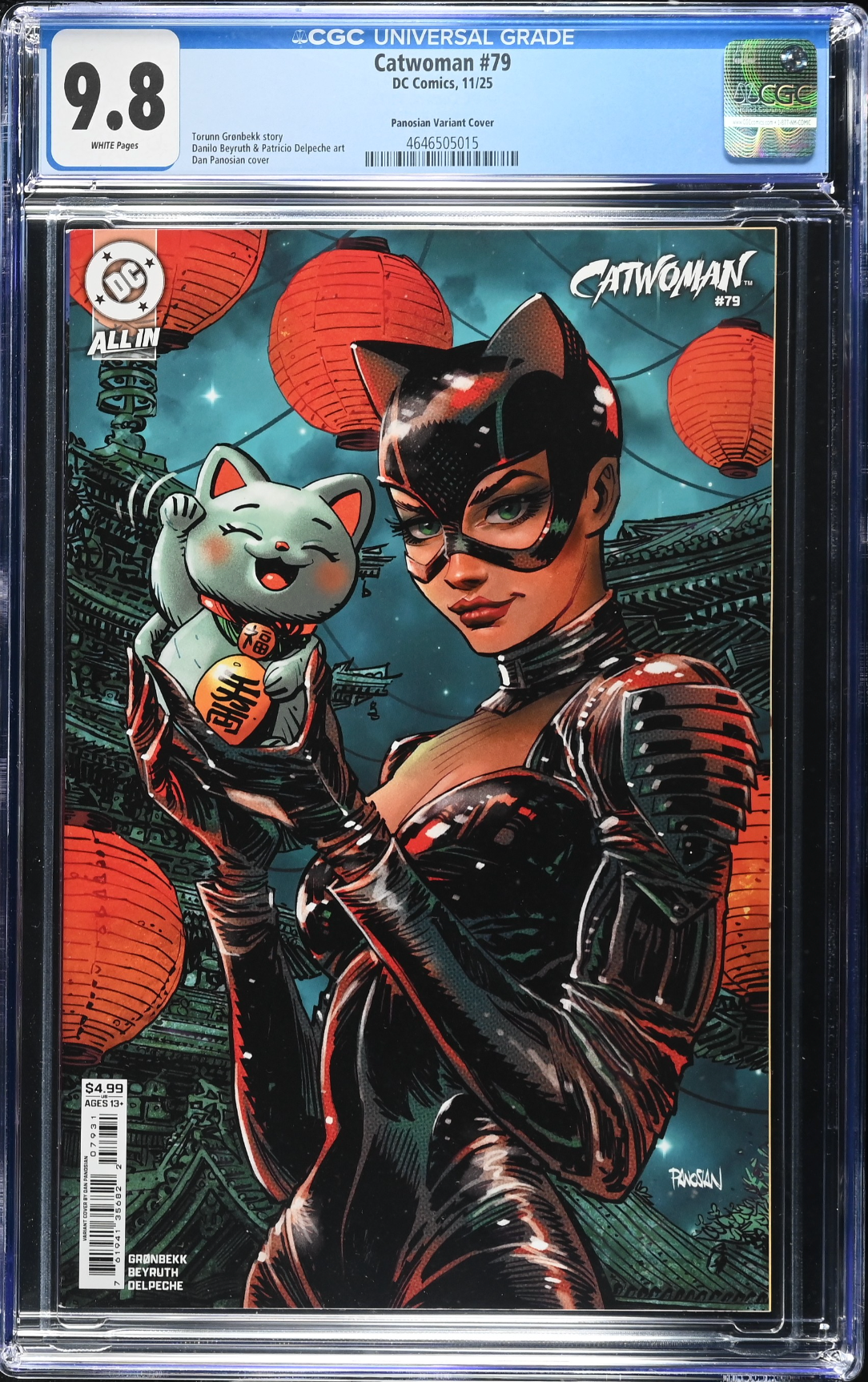 Catwoman #79 Panosian Variant CGC 9.8