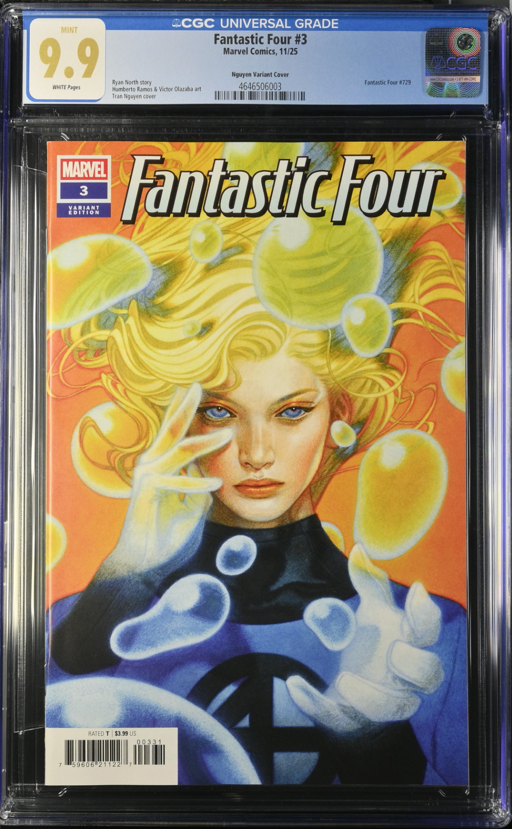 Fantastic Four #3 Nguyen Variant CGC 9.9