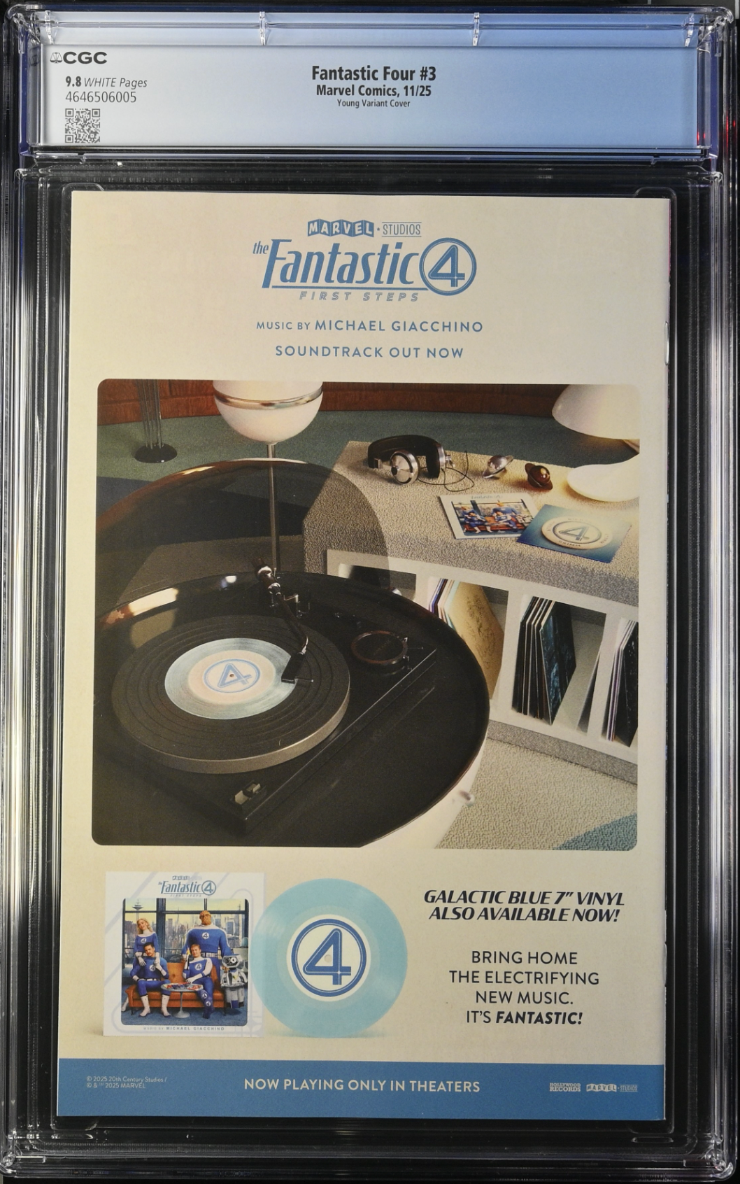 Fantastic Four #3 Young Variant CGC 9.8