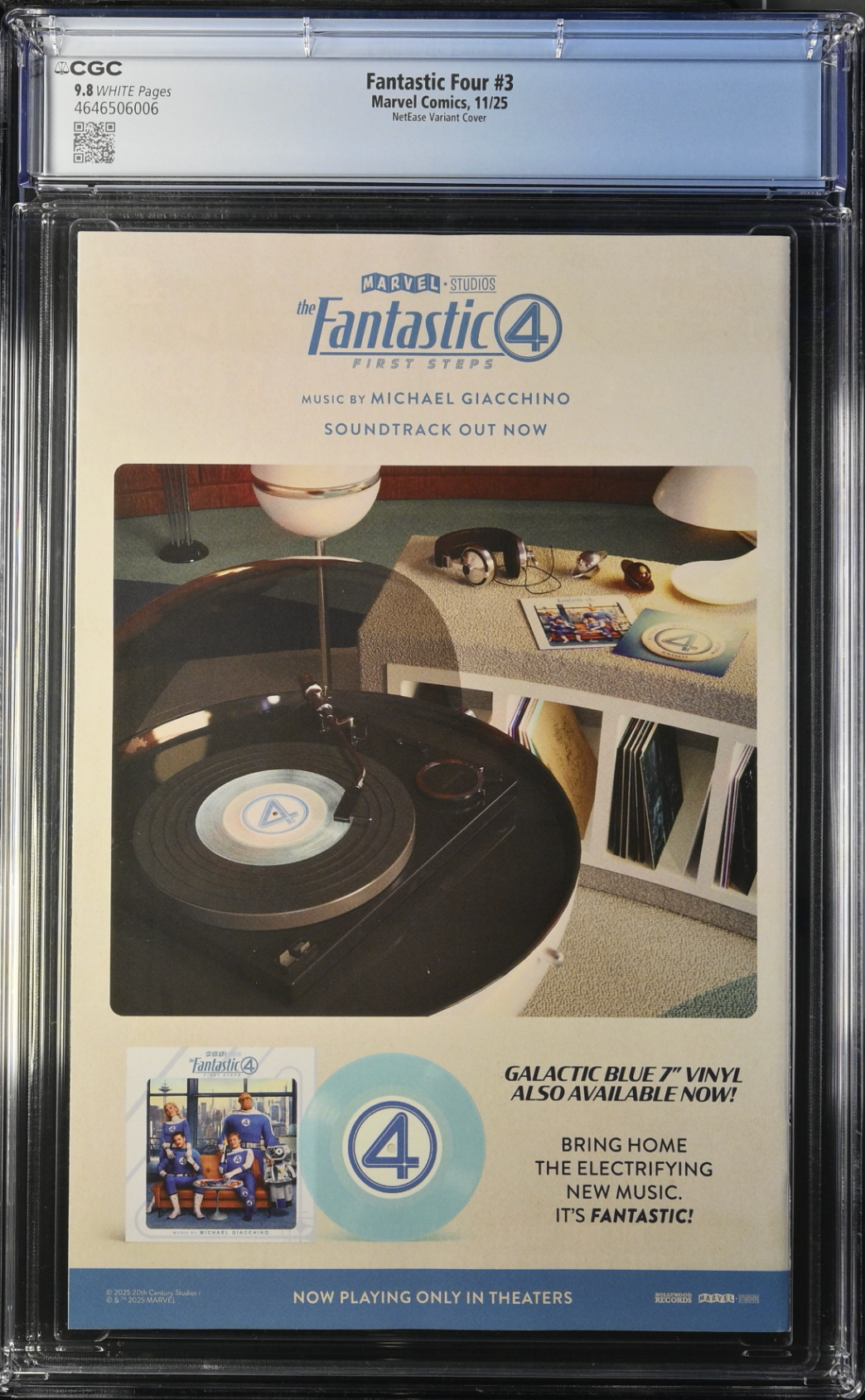 Fantastic Four #3 NetEase Variant CGC 9.8