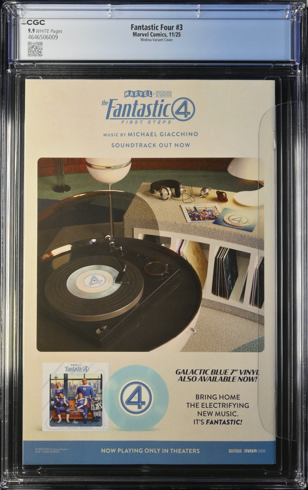 Fantastic Four #3 Medina Disney Stitch Variant CGC 9.9