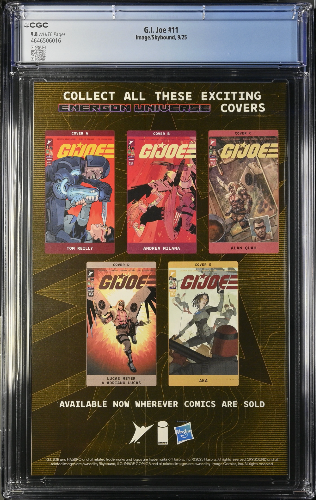 G.I. Joe #11 CGC 9.8