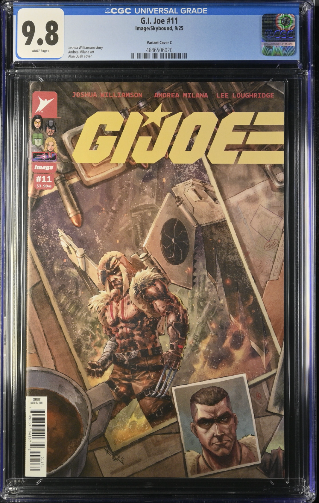 G.I. Joe #11 Quah 1:10 Retailer Incentive Variant CGC 9.8