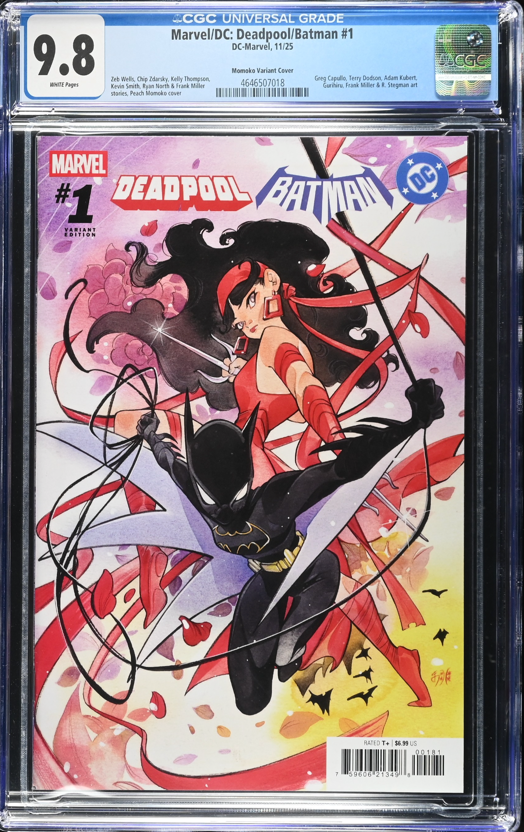 Marvel/DC: Deadpool/Batman #1 Momoko Variant CGC 9.8