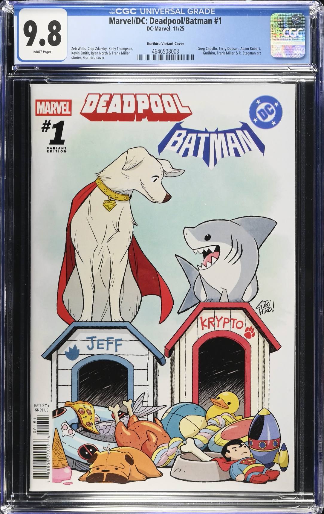 Marvel/DC: Deadpool/Batman #1 Gurihiru Variant CGC 9.8